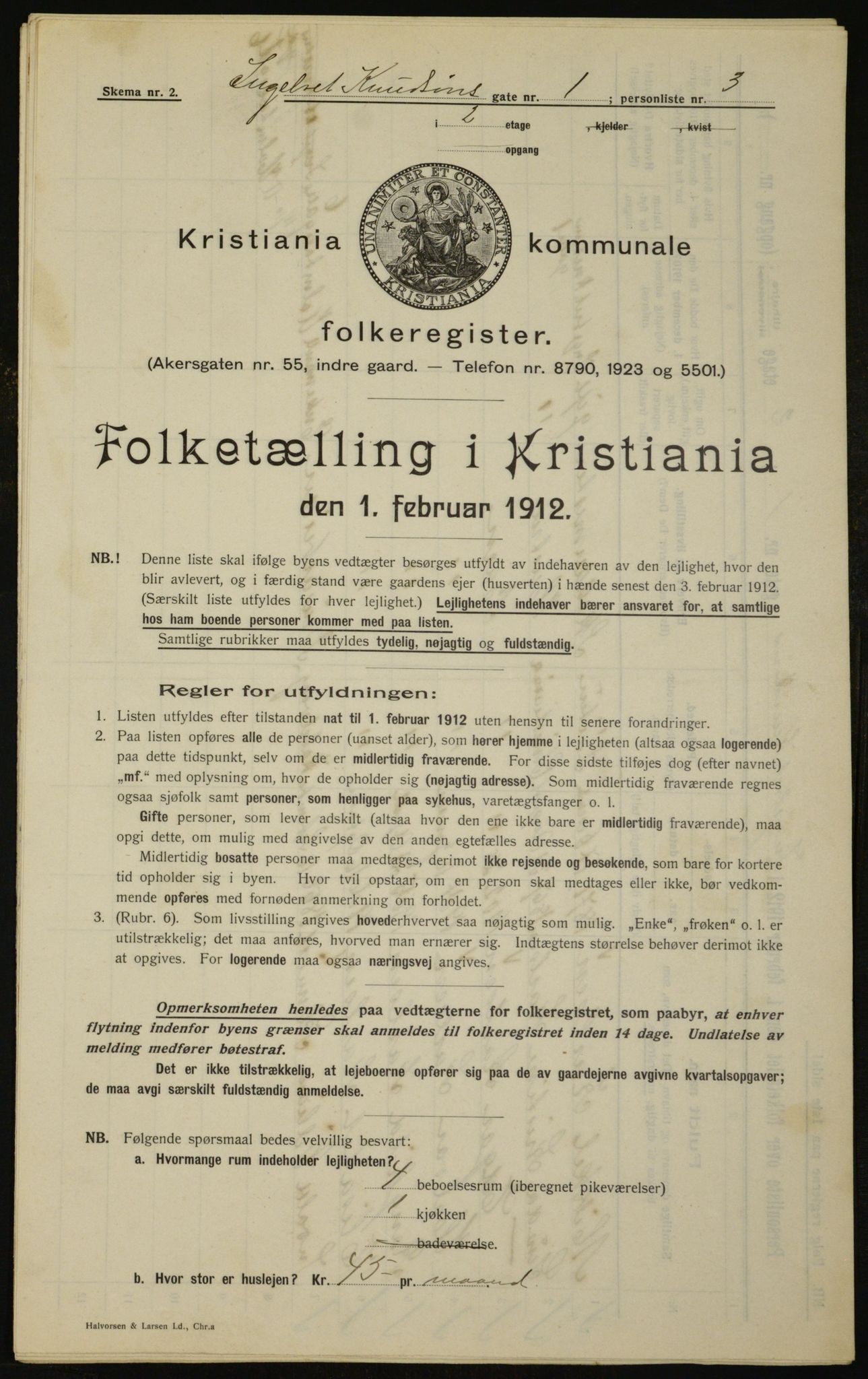 OBA, Municipal Census 1912 for Kristiania, 1912, p. 44202