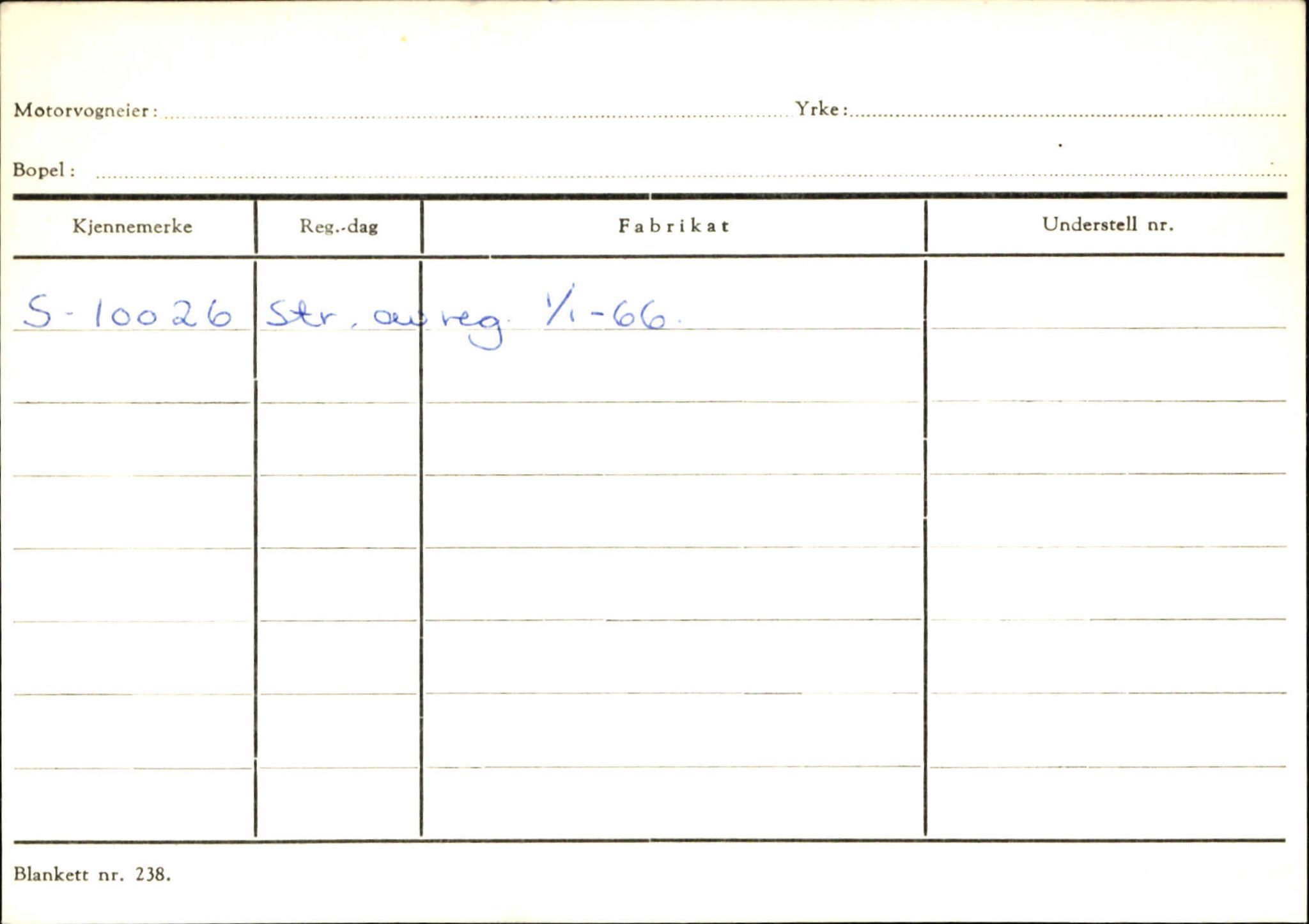 Statens vegvesen, Sogn og Fjordane vegkontor, AV/SAB-A-5301/4/F/L0131: Eigarregister Høyanger P-Å. Stryn S-Å, 1945-1975, p. 1209