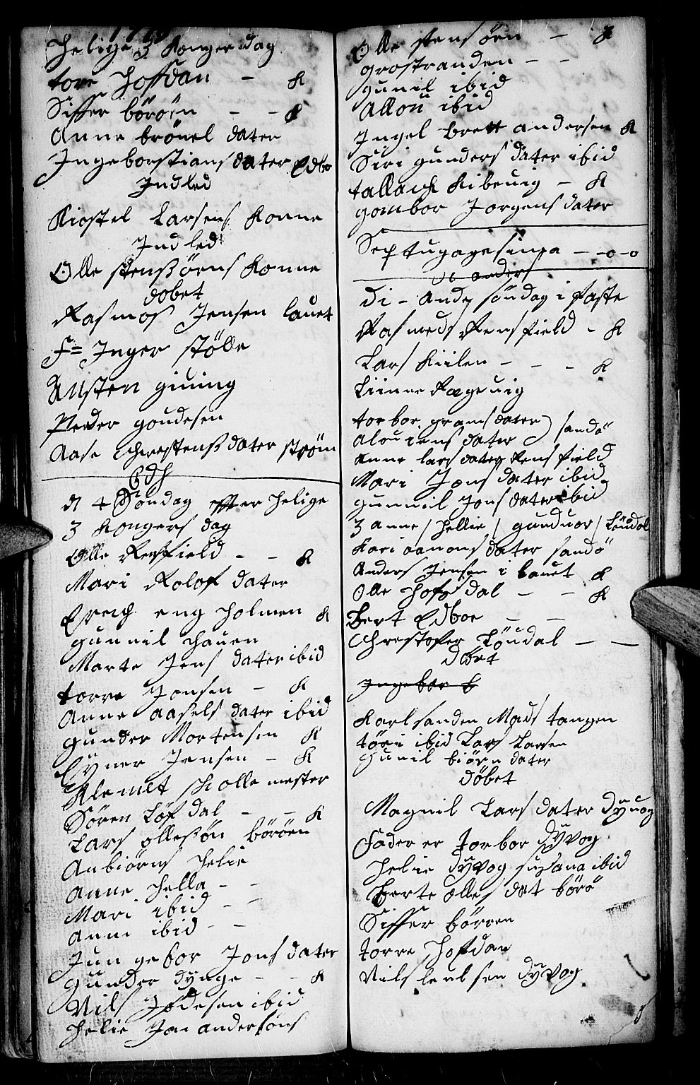 Dypvåg sokneprestkontor, AV/SAK-1111-0007/F/Fb/Fba/L0002: Parish register (copy) no. B 2, 1707-1721, p. 160