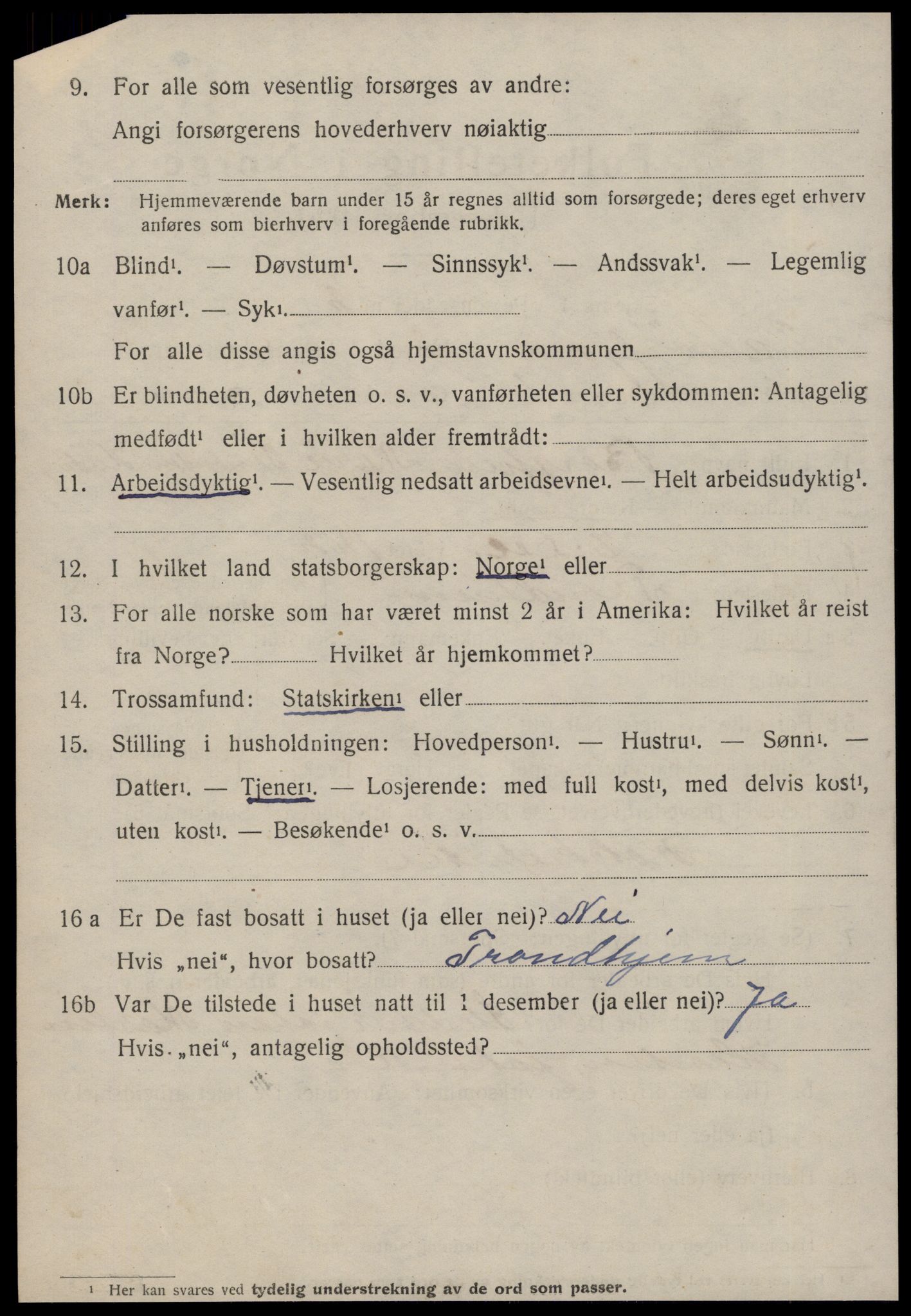 SAT, 1920 census for Valsøyfjord, 1920, p. 1522