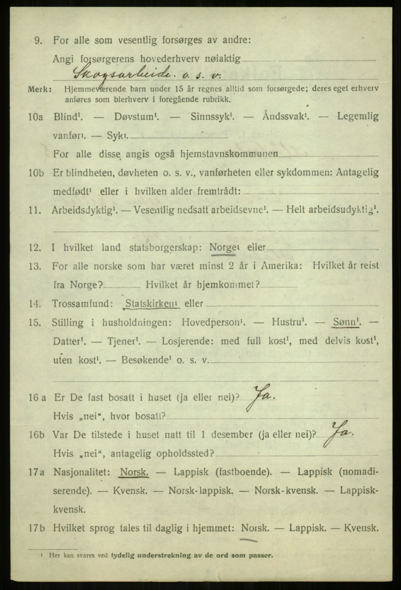 SATØ, 1920 census for Målselv, 1920, p. 9170