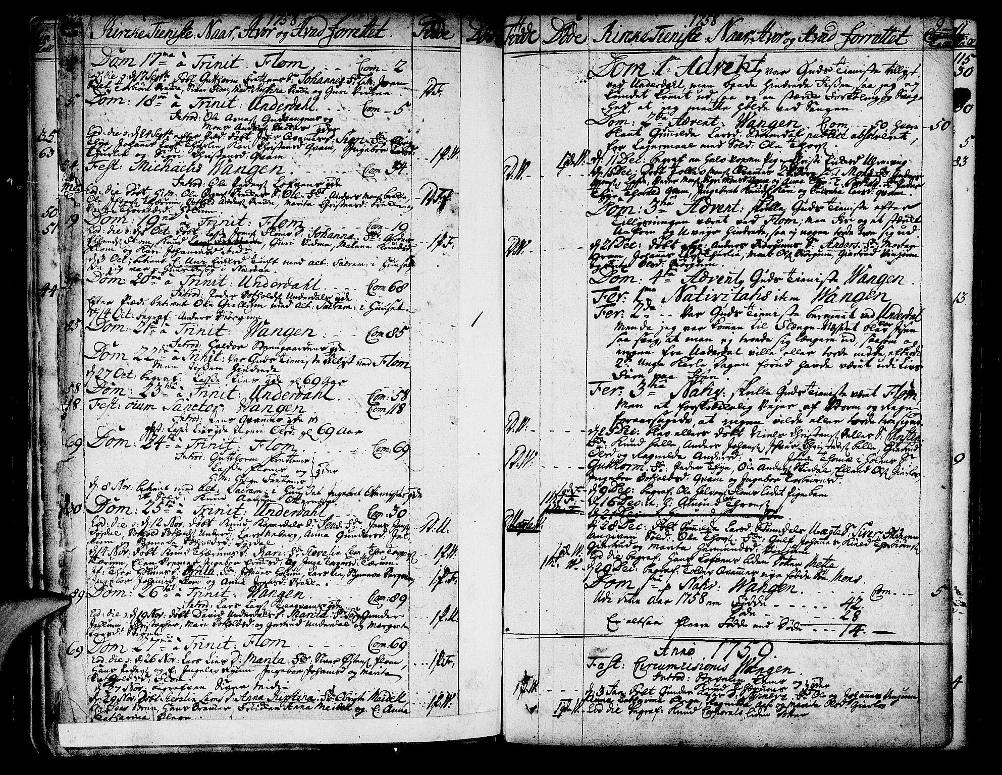 Aurland sokneprestembete, SAB/A-99937/H/Ha/Haa/L0004: Parish register (official) no. A 4, 1756-1801, p. 9