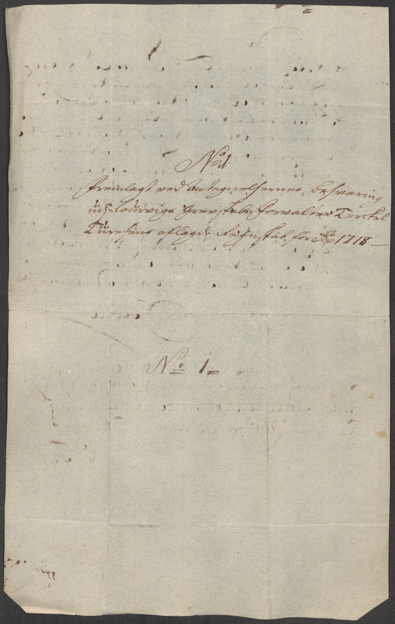 Rentekammeret inntil 1814, Reviderte regnskaper, Fogderegnskap, AV/RA-EA-4092/R33/L1988: Fogderegnskap Larvik grevskap, 1718, p. 355