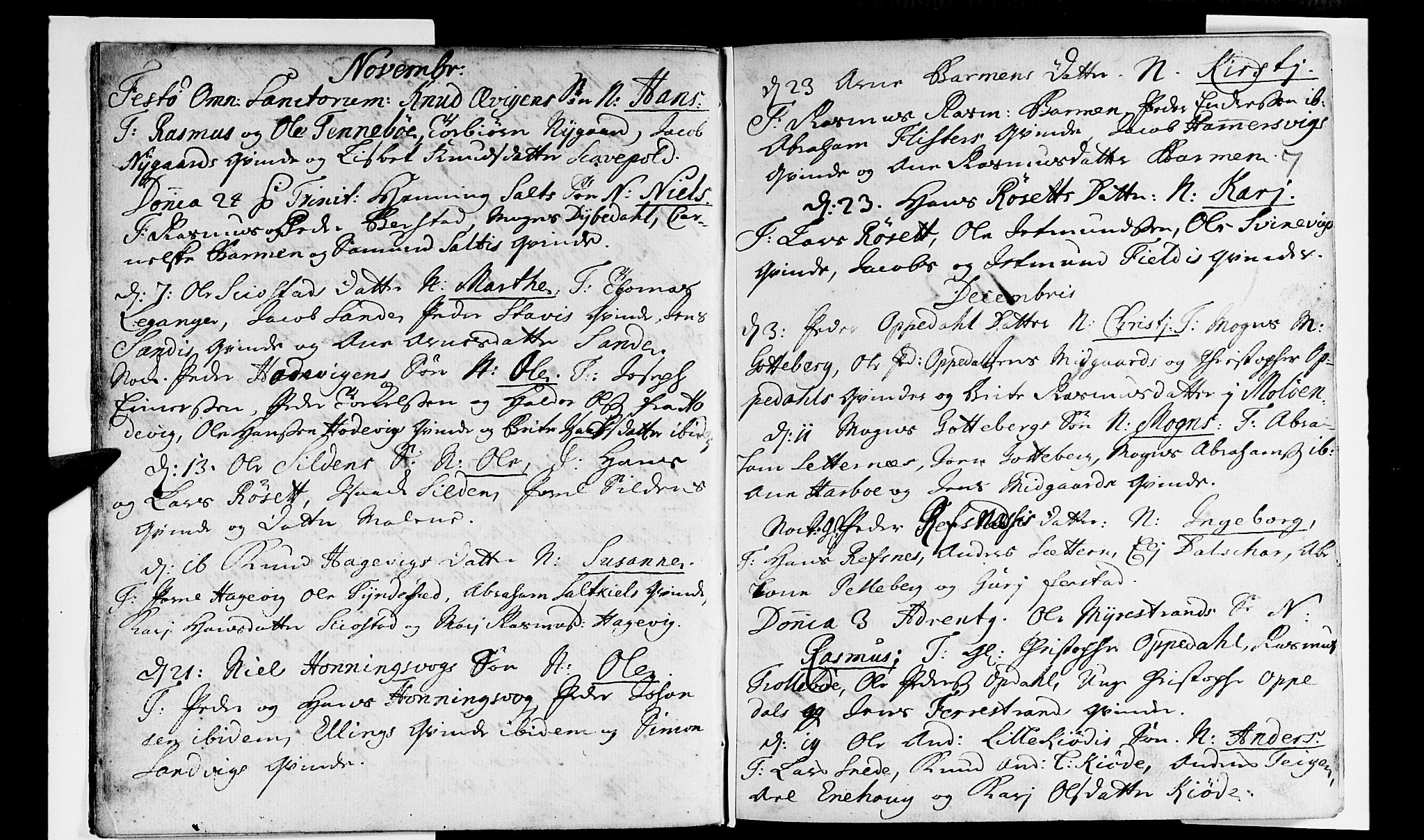 Selje sokneprestembete, AV/SAB-A-99938/H/Ha/Haa/Haaa: Parish register (official) no. A 3, 1731-1743, p. 7