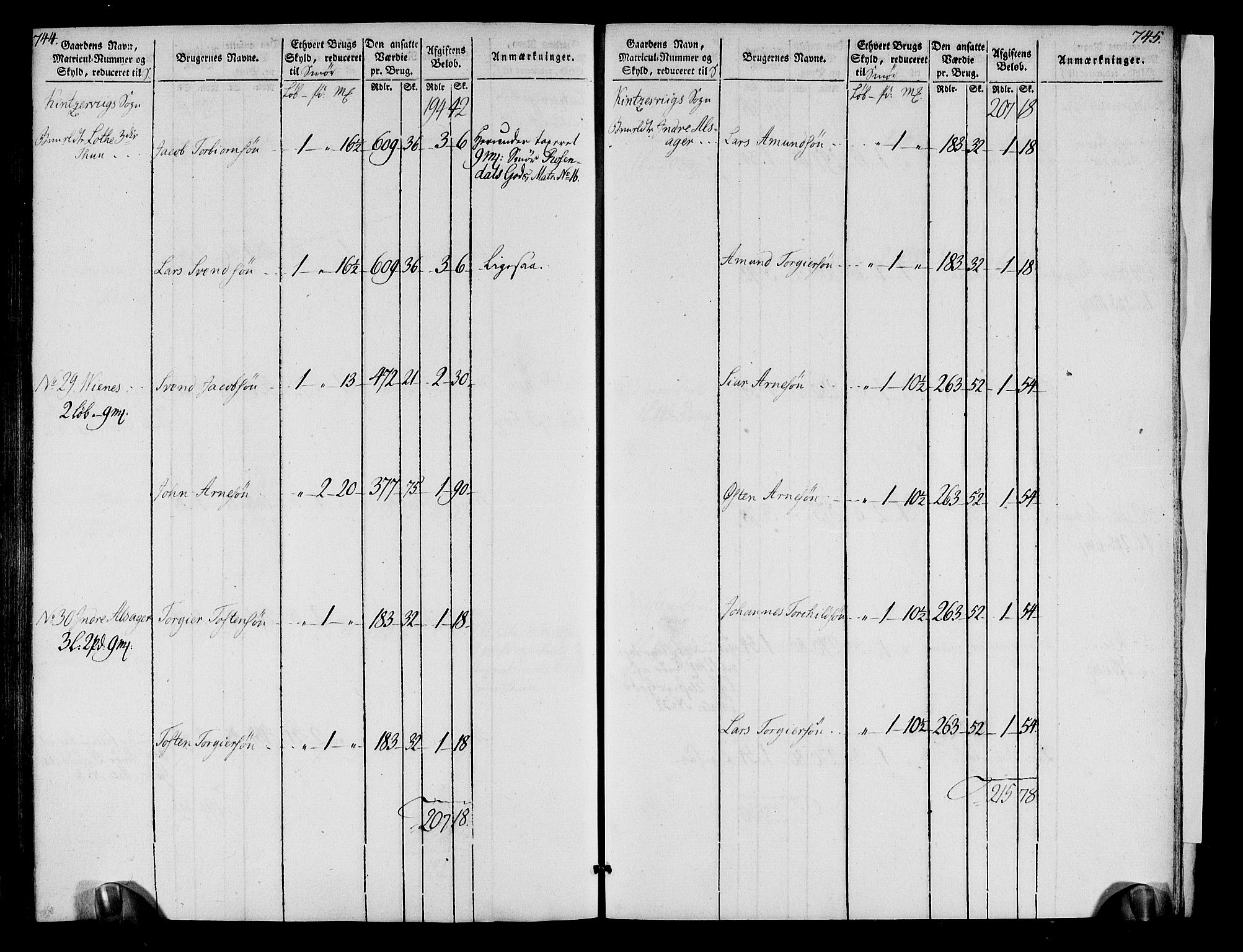 Rentekammeret inntil 1814, Realistisk ordnet avdeling, RA/EA-4070/N/Ne/Nea/L0109: Sunnhordland og Hardanger fogderi. Oppebørselsregister, 1803-1804, p. 377