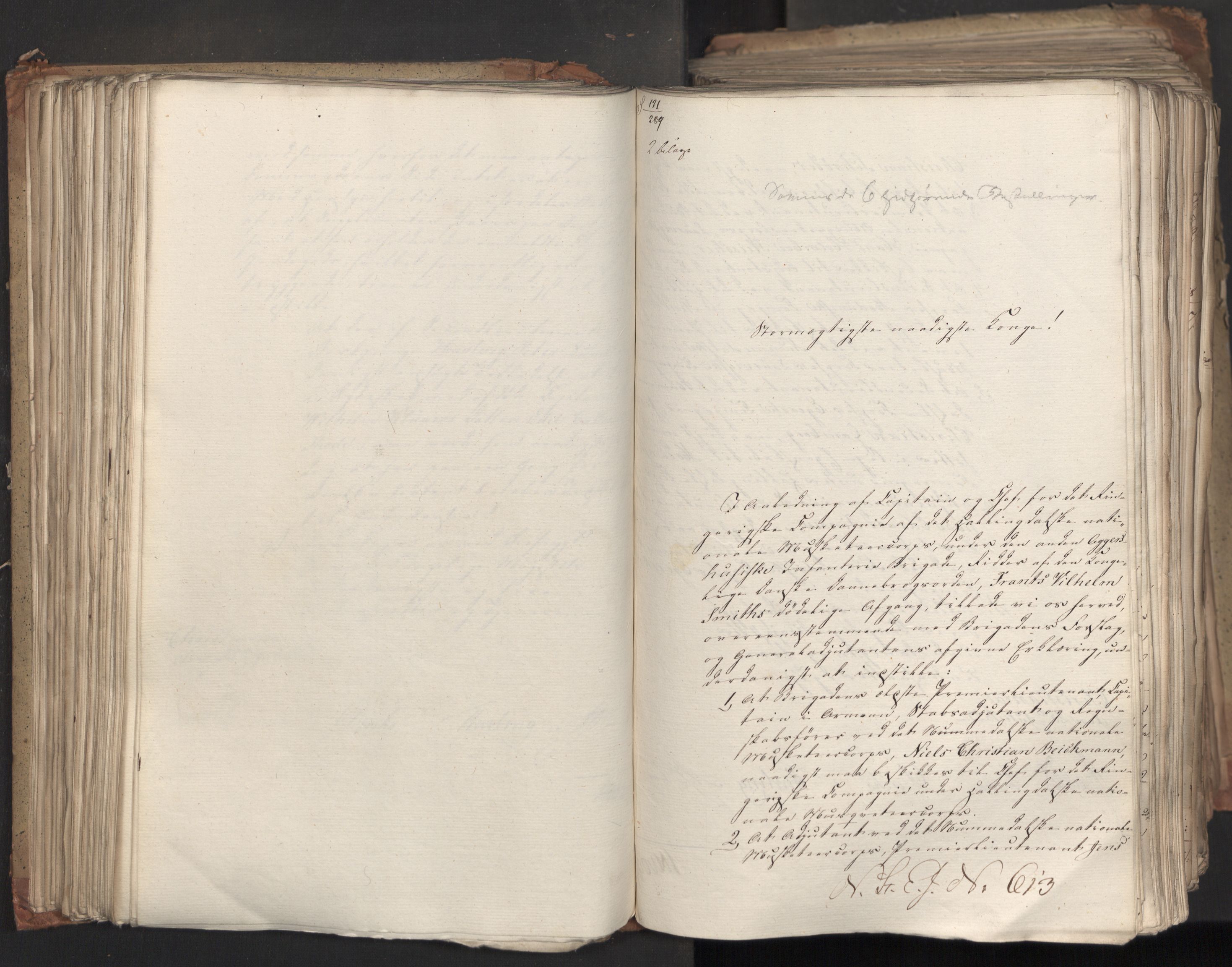 Statsrådsavdelingen i Stockholm, AV/RA-S-1003/D/Da/L0035: Regjeringsinnstillinger nr. 541-840, 1823, p. 175