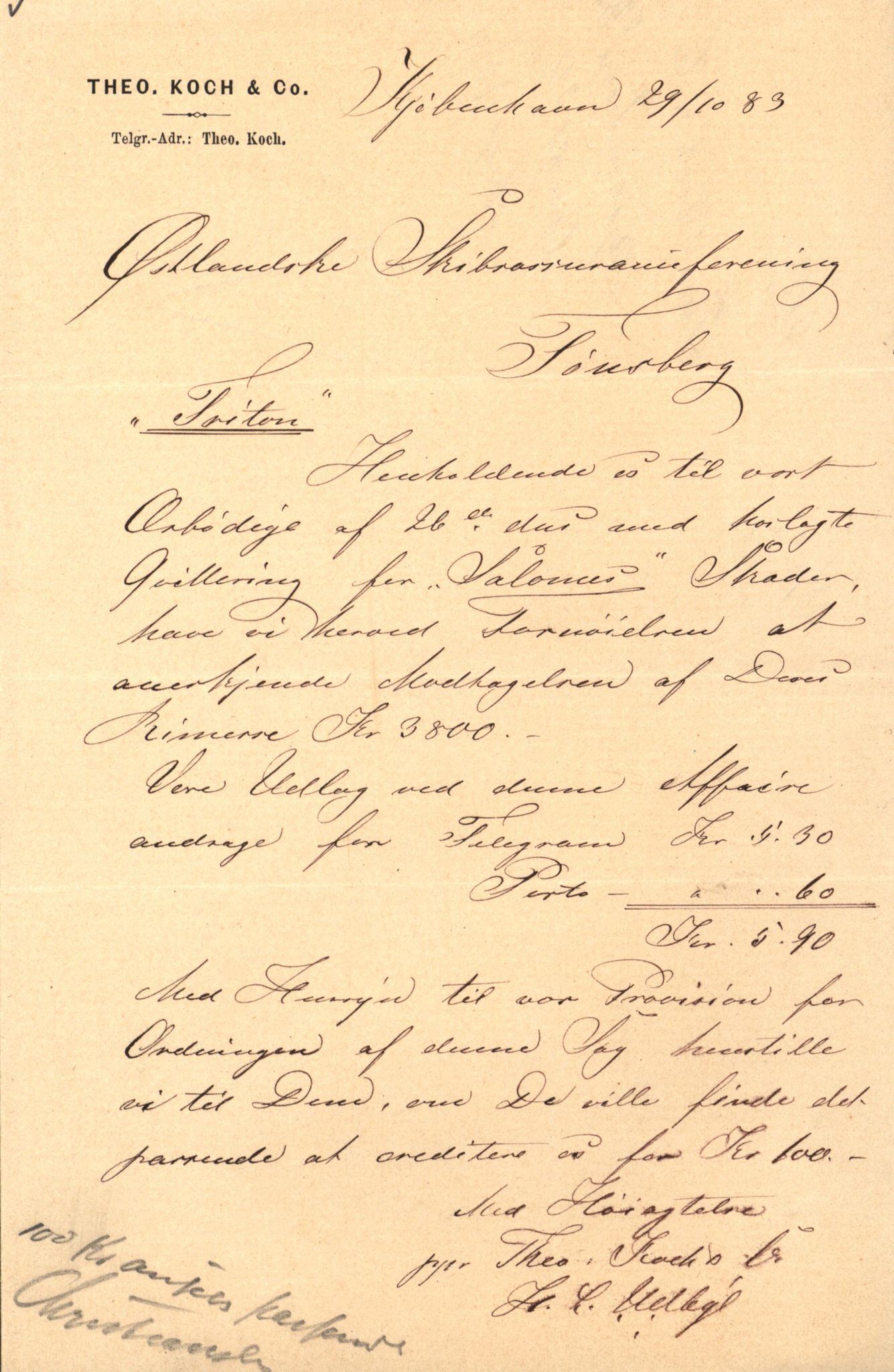 Pa 63 - Østlandske skibsassuranceforening, VEMU/A-1079/G/Ga/L0016/0003: Havaridokumenter / Triton, Bervadors Held, Anastasia, Amicitia, 1883, p. 38