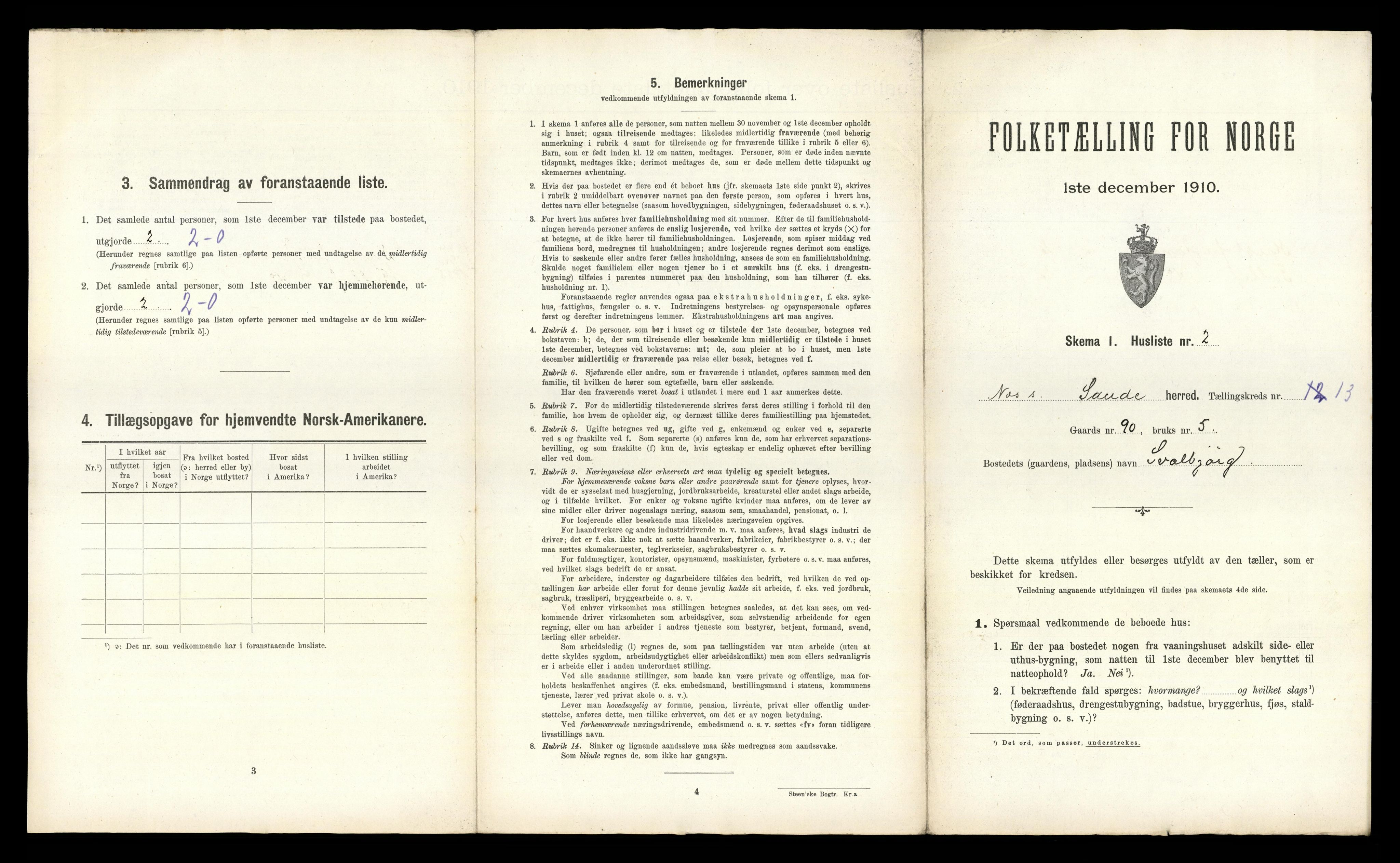 RA, 1910 census for Sauherad, 1910, p. 1391