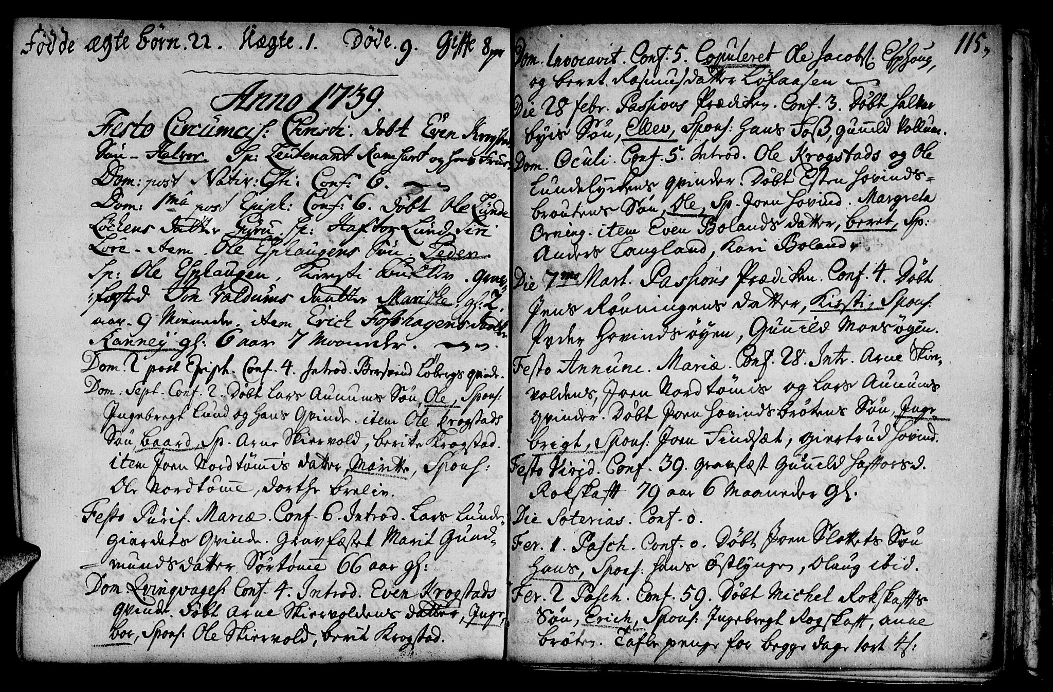 Ministerialprotokoller, klokkerbøker og fødselsregistre - Sør-Trøndelag, SAT/A-1456/692/L1101: Parish register (official) no. 692A01, 1690-1746, p. 115