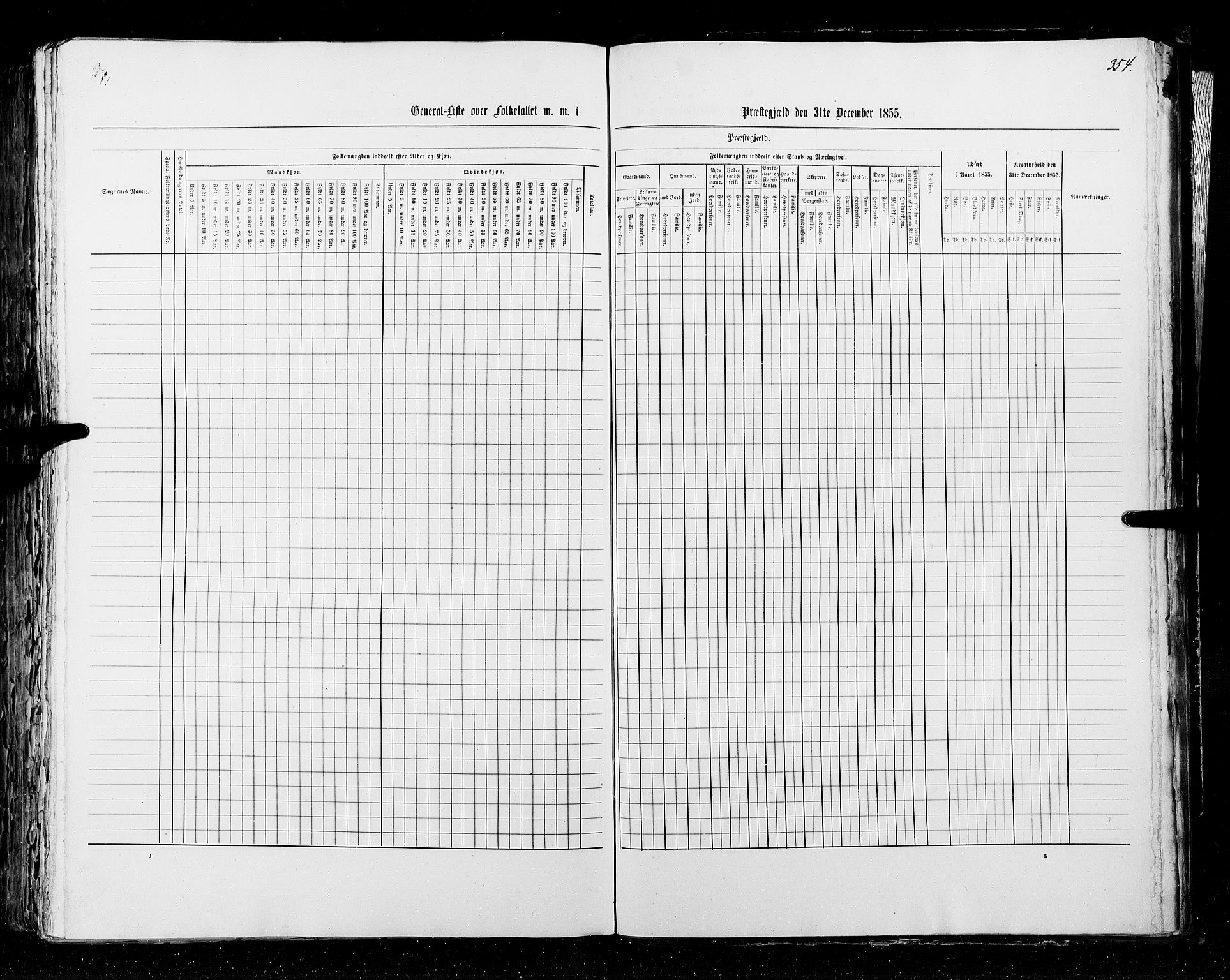 RA, Census 1855, vol. 2: Kristians amt, Buskerud amt og Jarlsberg og Larvik amt, 1855, p. 354