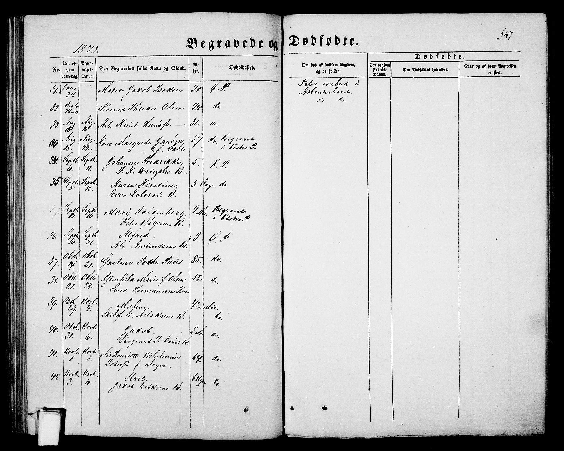 Porsgrunn kirkebøker , AV/SAKO-A-104/G/Gb/L0004: Parish register (copy) no. II 4, 1853-1882, p. 547