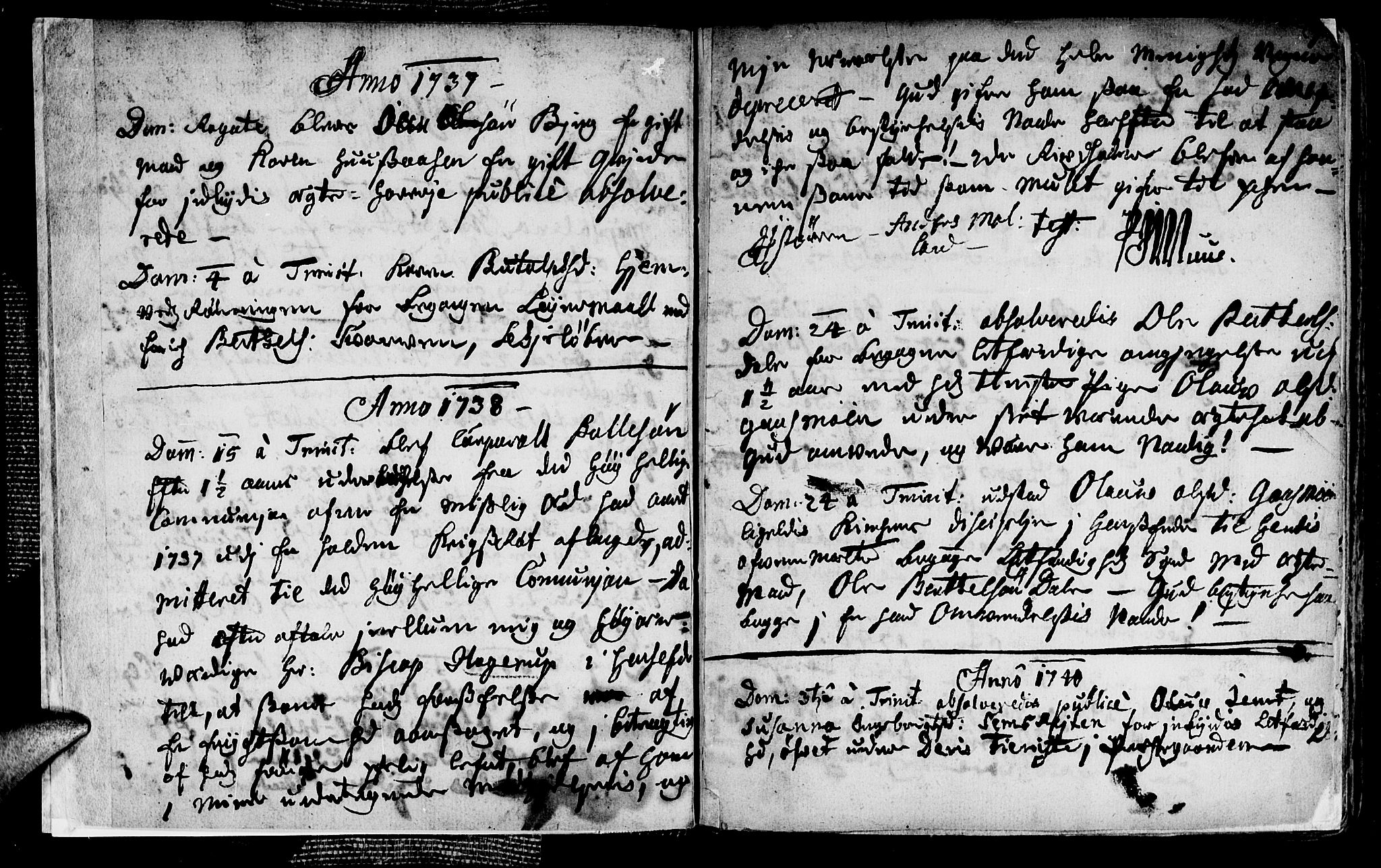Ministerialprotokoller, klokkerbøker og fødselsregistre - Nord-Trøndelag, SAT/A-1458/749/L0467: Parish register (official) no. 749A01, 1733-1787, p. 2-3