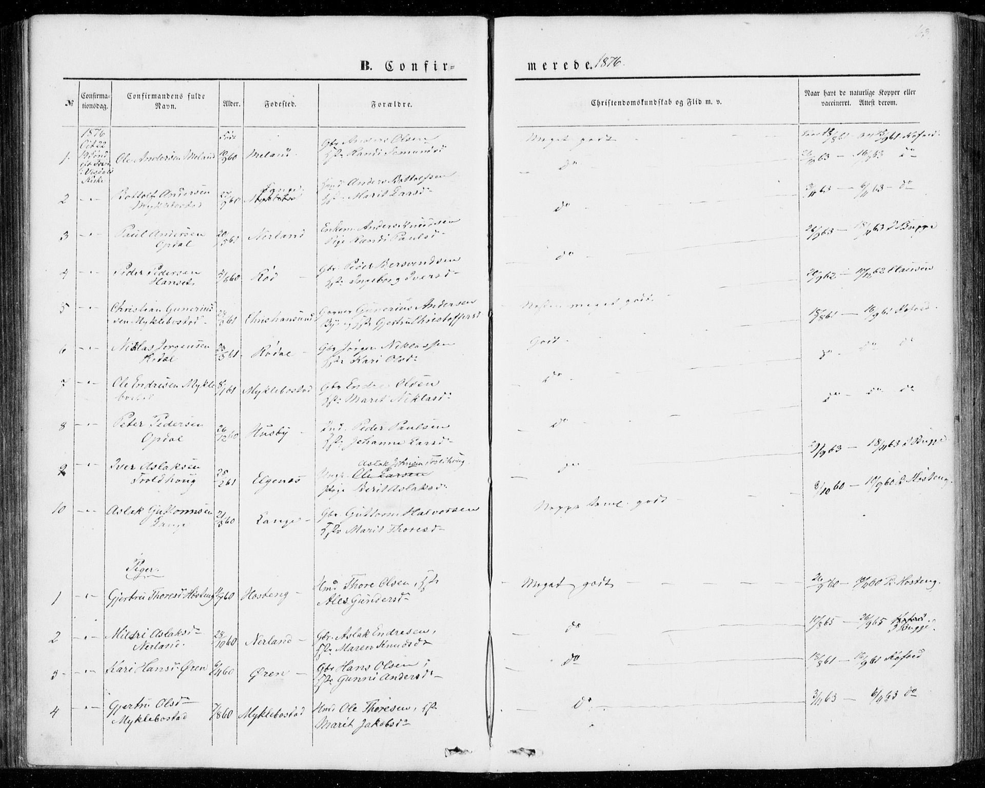 Ministerialprotokoller, klokkerbøker og fødselsregistre - Møre og Romsdal, AV/SAT-A-1454/554/L0643: Parish register (official) no. 554A01, 1846-1879, p. 163