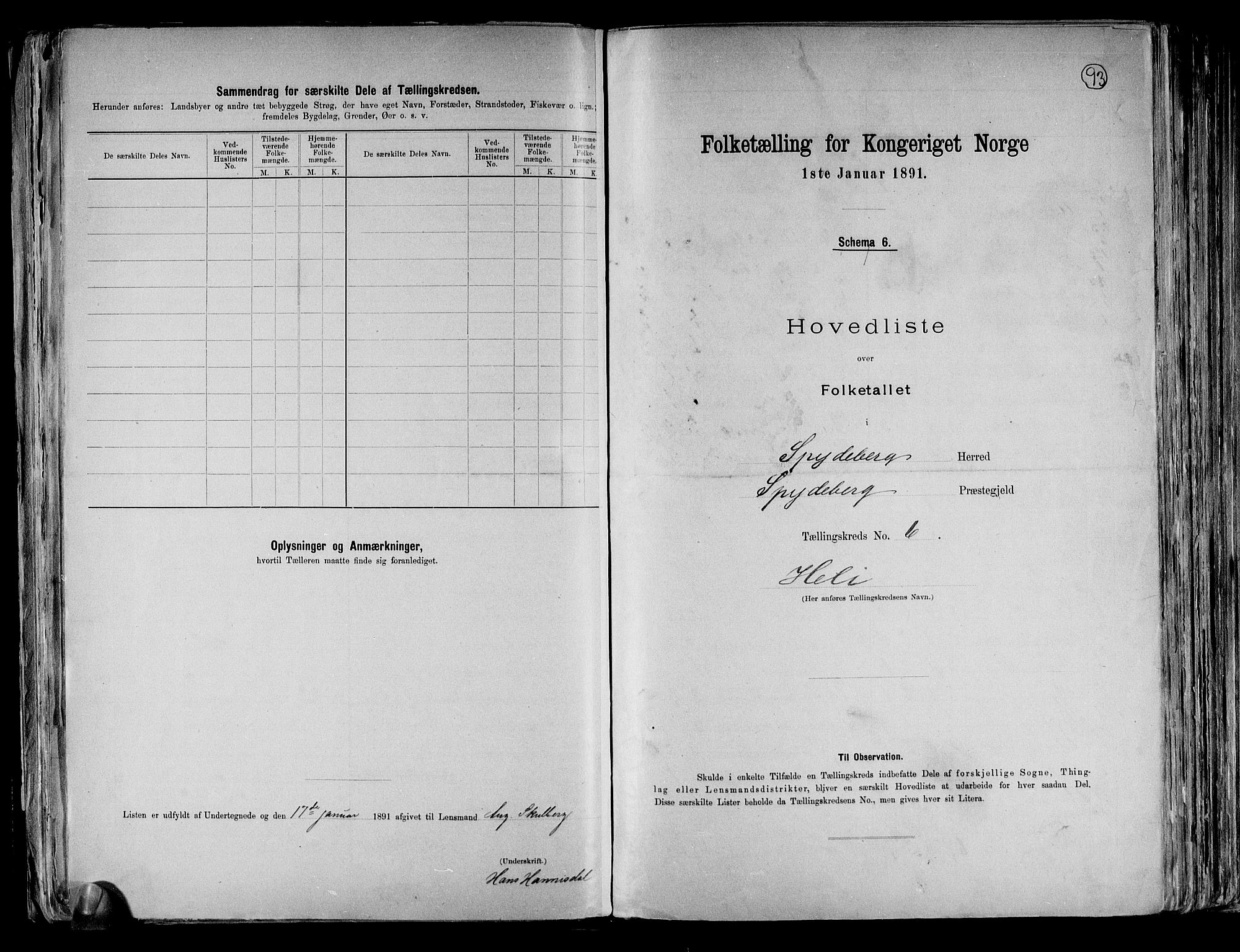 RA, 1891 census for 0123 Spydeberg, 1891, p. 32