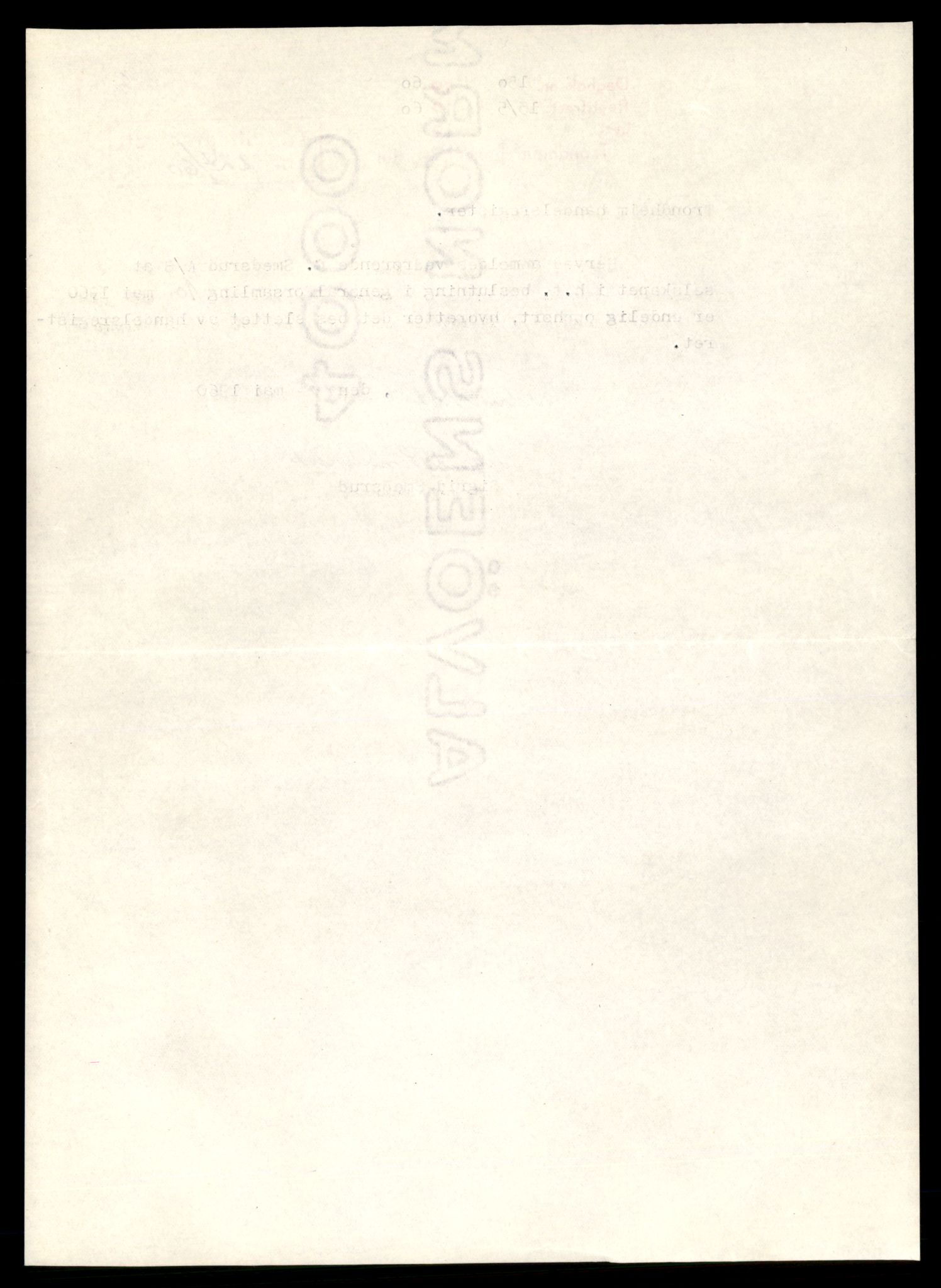 Trondheim byfogd, AV/SAT-A-0003/2/J/Jd/Jdb/L0010: Aksjeselskap, Sm-Th, 1960-1964, p. 2