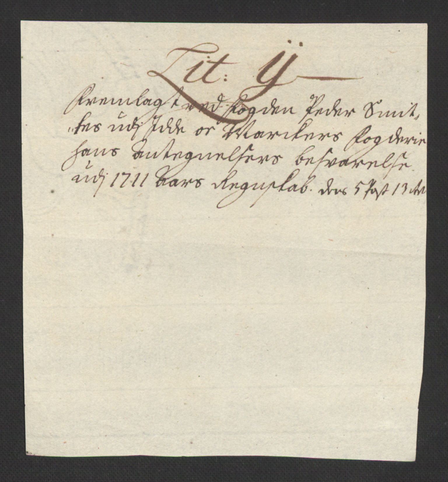 Rentekammeret inntil 1814, Reviderte regnskaper, Fogderegnskap, AV/RA-EA-4092/R01/L0020: Fogderegnskap Idd og Marker, 1711, p. 237