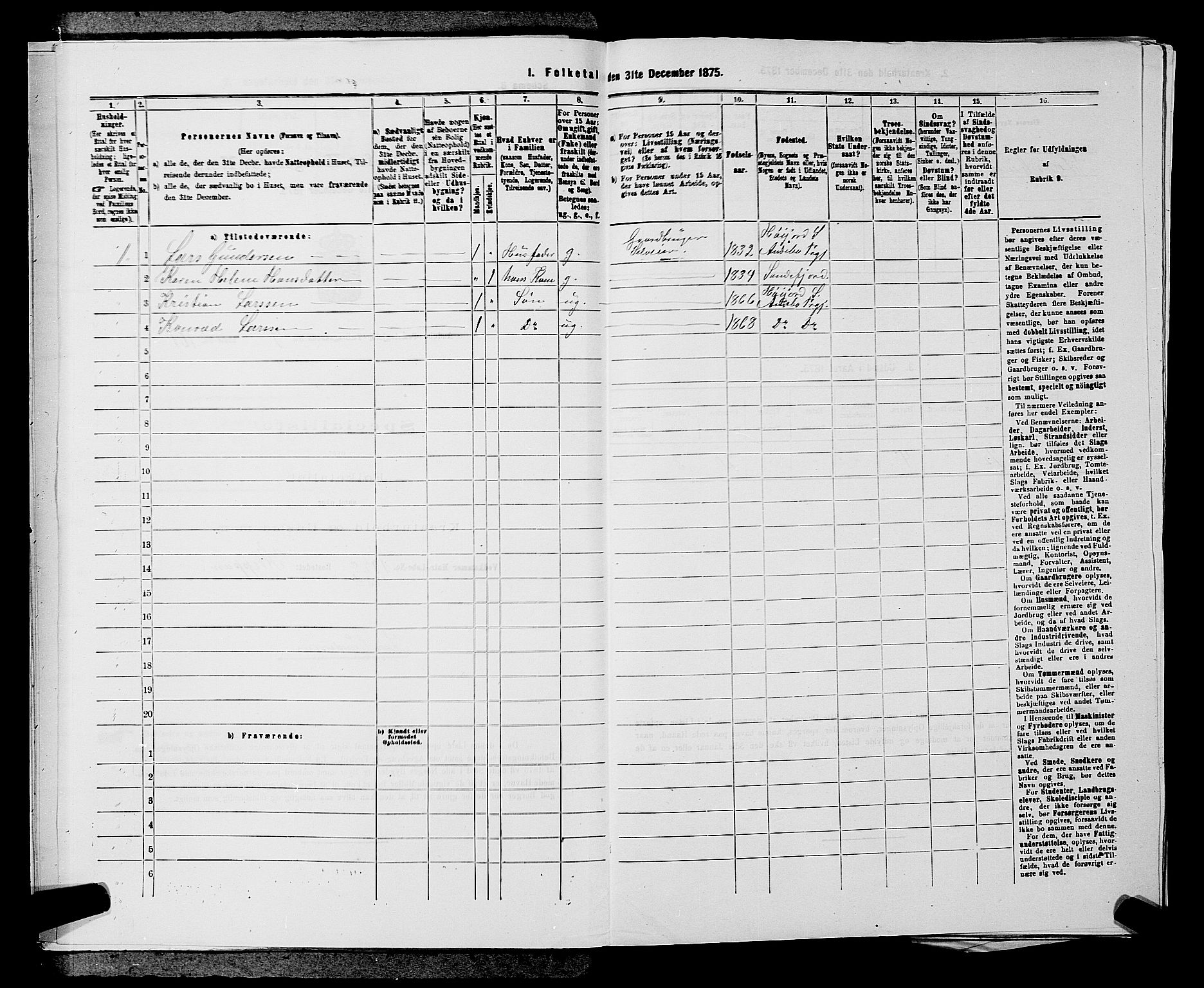 SAKO, 1875 census for 0719P Andebu, 1875, p. 1022