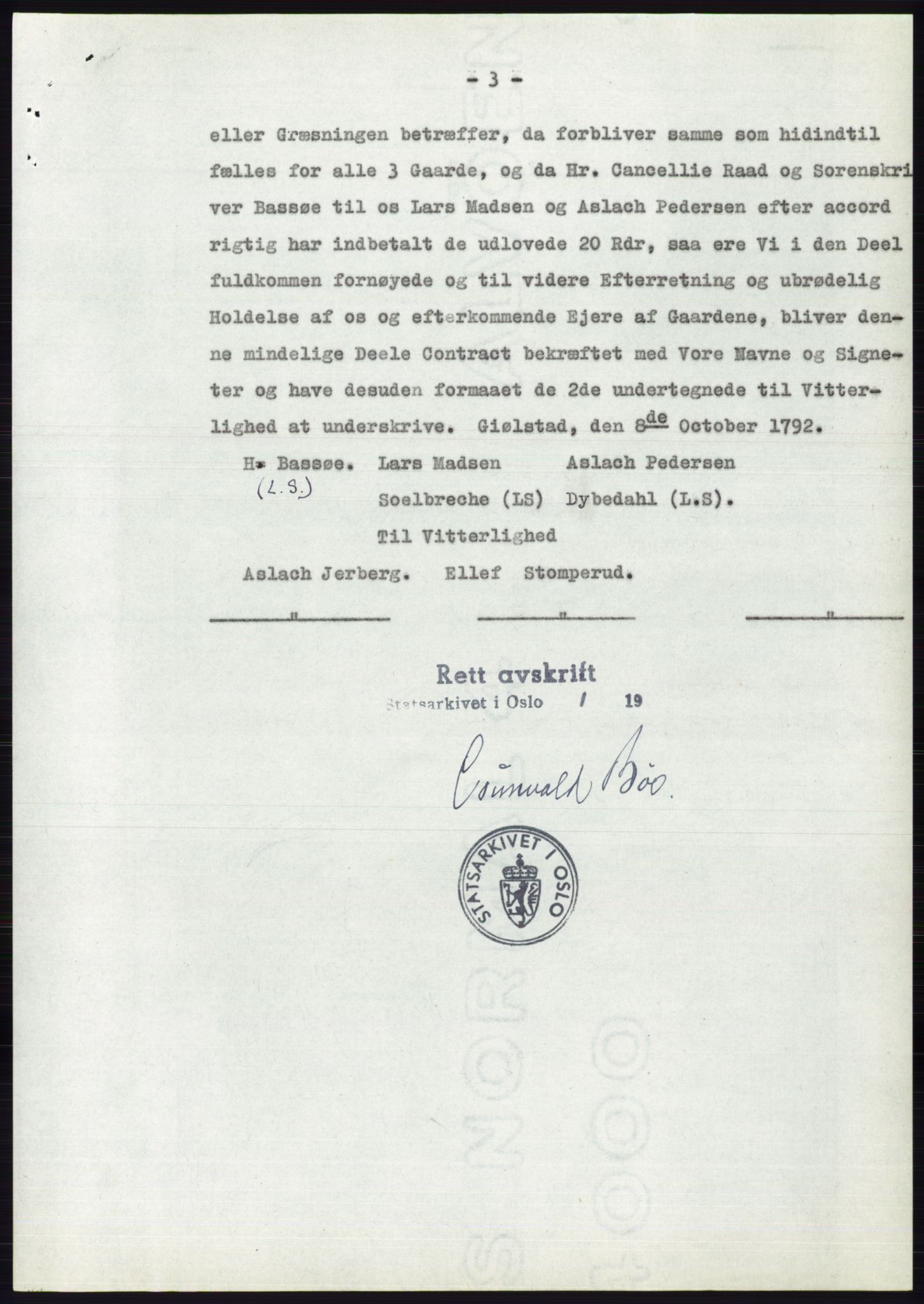 Statsarkivet i Oslo, SAO/A-10621/Z/Zd/L0003: Avskrifter, j.nr 714-1202/1955, 1955, p. 192