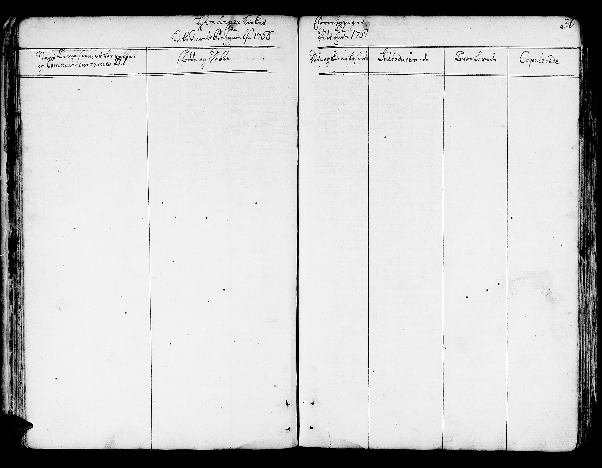 Lindås Sokneprestembete, AV/SAB-A-76701/H/Haa/Haaa/L0004: Parish register (official) no. A 4, 1764-1791, p. 30