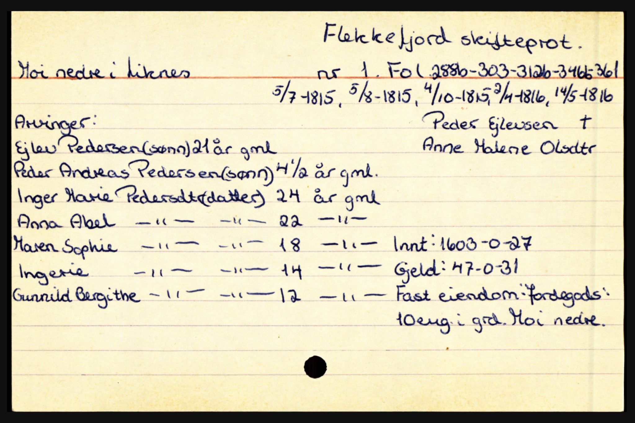 Flekkefjord sorenskriveri, AV/SAK-1221-0001/H, p. 1077