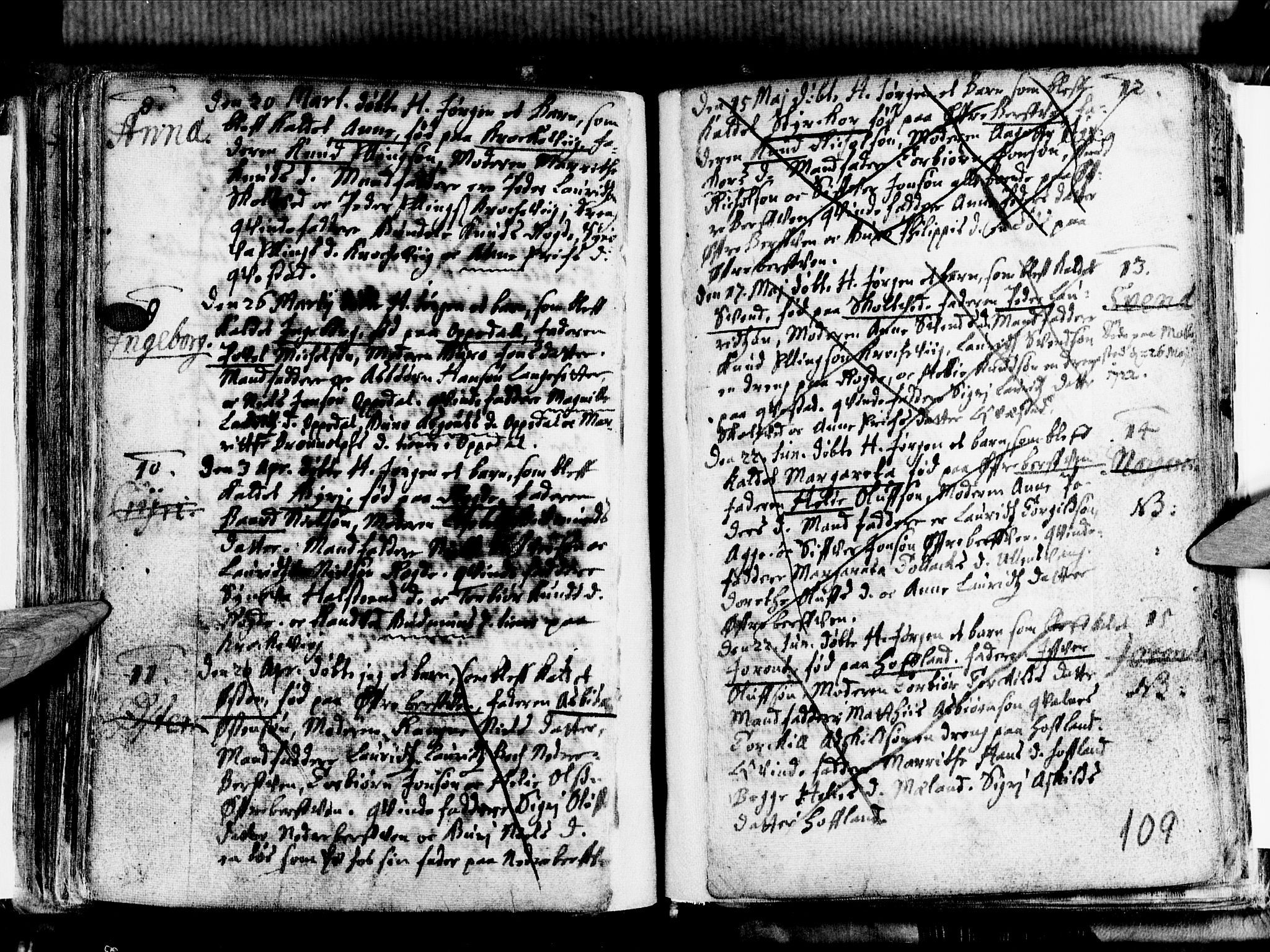 Ullensvang sokneprestembete, SAB/A-78701/H/Haa: Parish register (official) no. A 1 /1, 1669-1718, p. 109