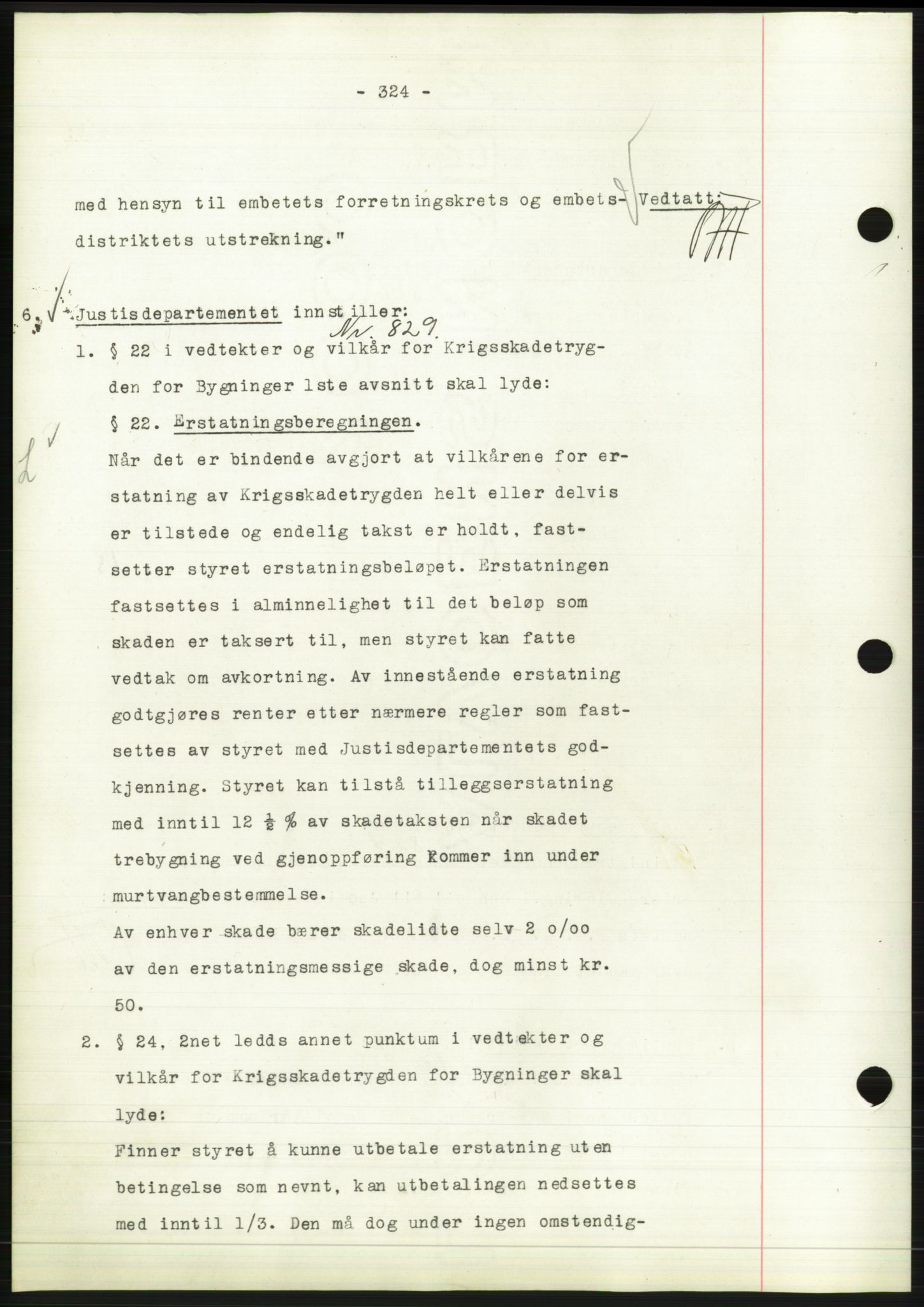 Administrasjonsrådet, AV/RA-S-1004/A/L0002: Vedtaksprotokoll 16/4-25/9, 1940, p. 328