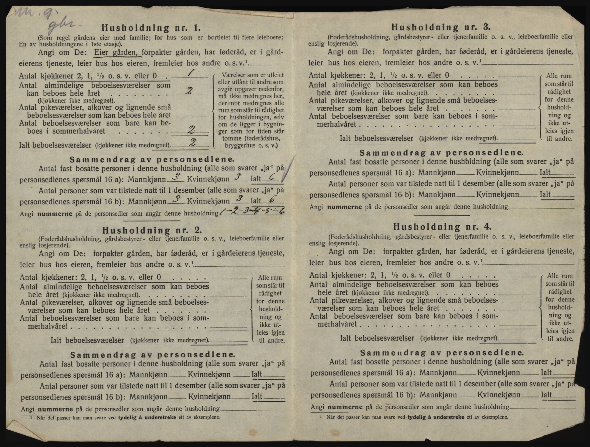 SATØ, 1920 census for Ibestad, 1920, p. 2015