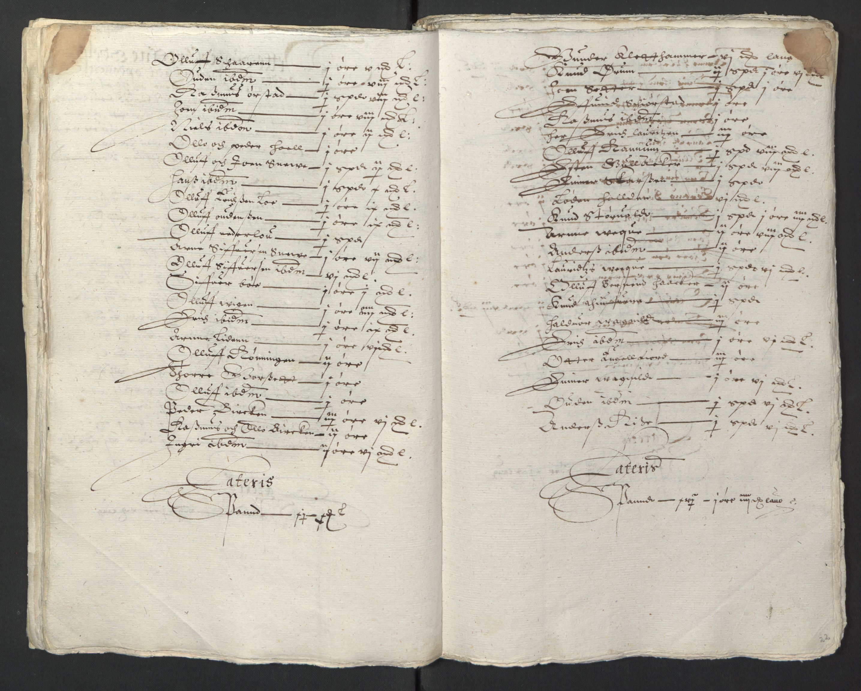 Stattholderembetet 1572-1771, AV/RA-EA-2870/Ek/L0013/0001: Jordebøker til utlikning av rosstjeneste 1624-1626: / Odelsjordebøker for Trondheim len, 1624-1625, p. 25