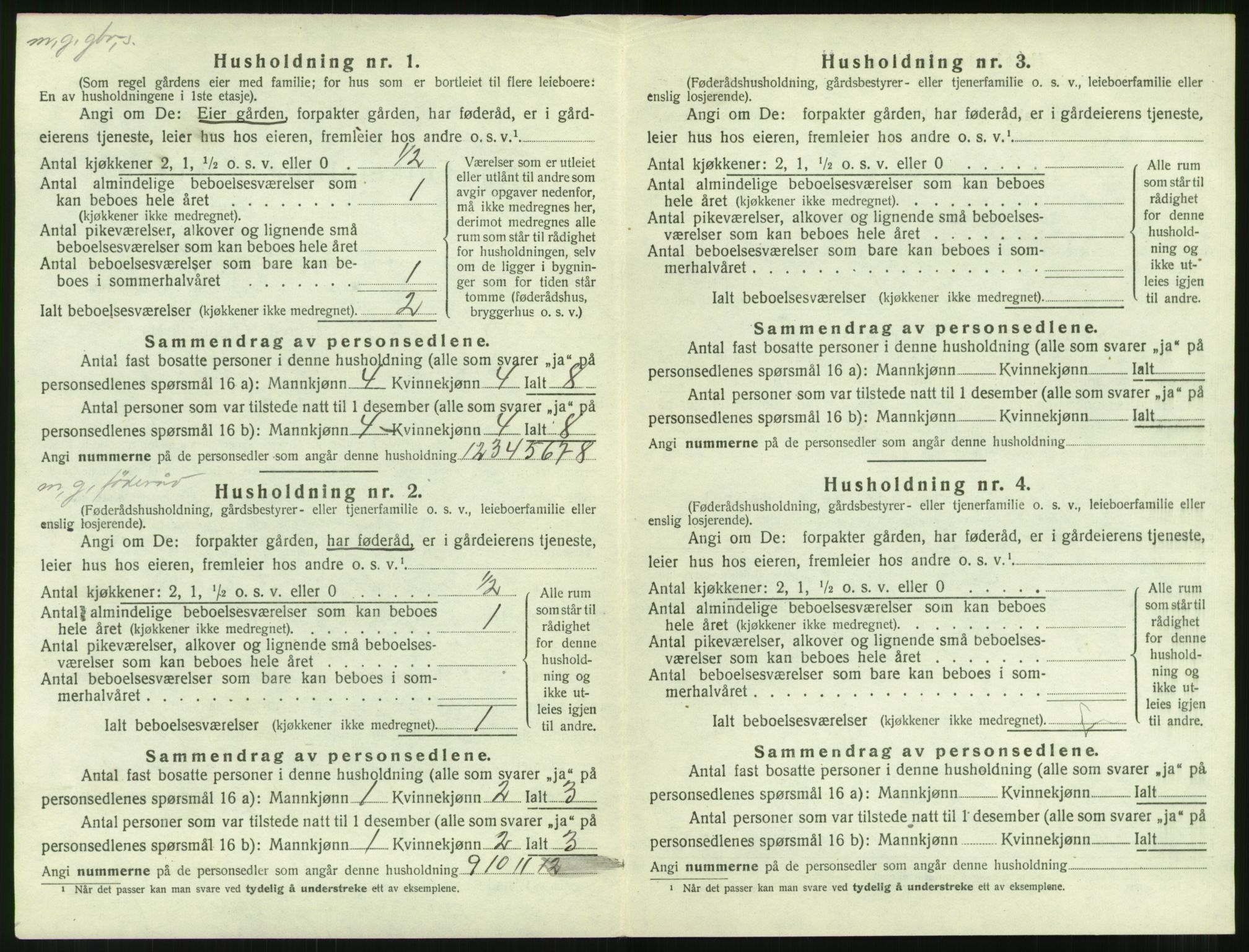 SAT, 1920 census for Aukra, 1920, p. 942