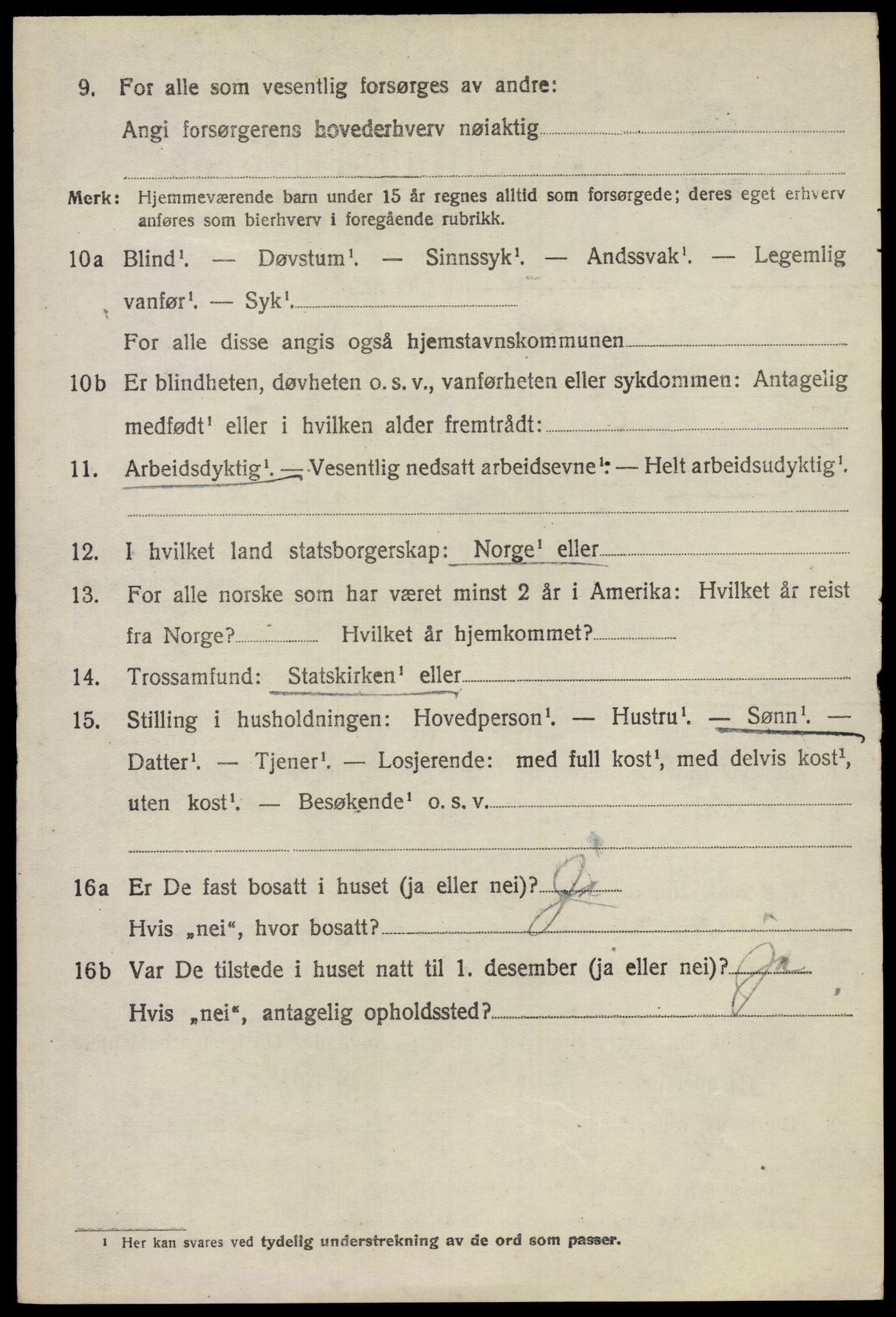 SAO, 1920 census for Ullensaker, 1920, p. 16080