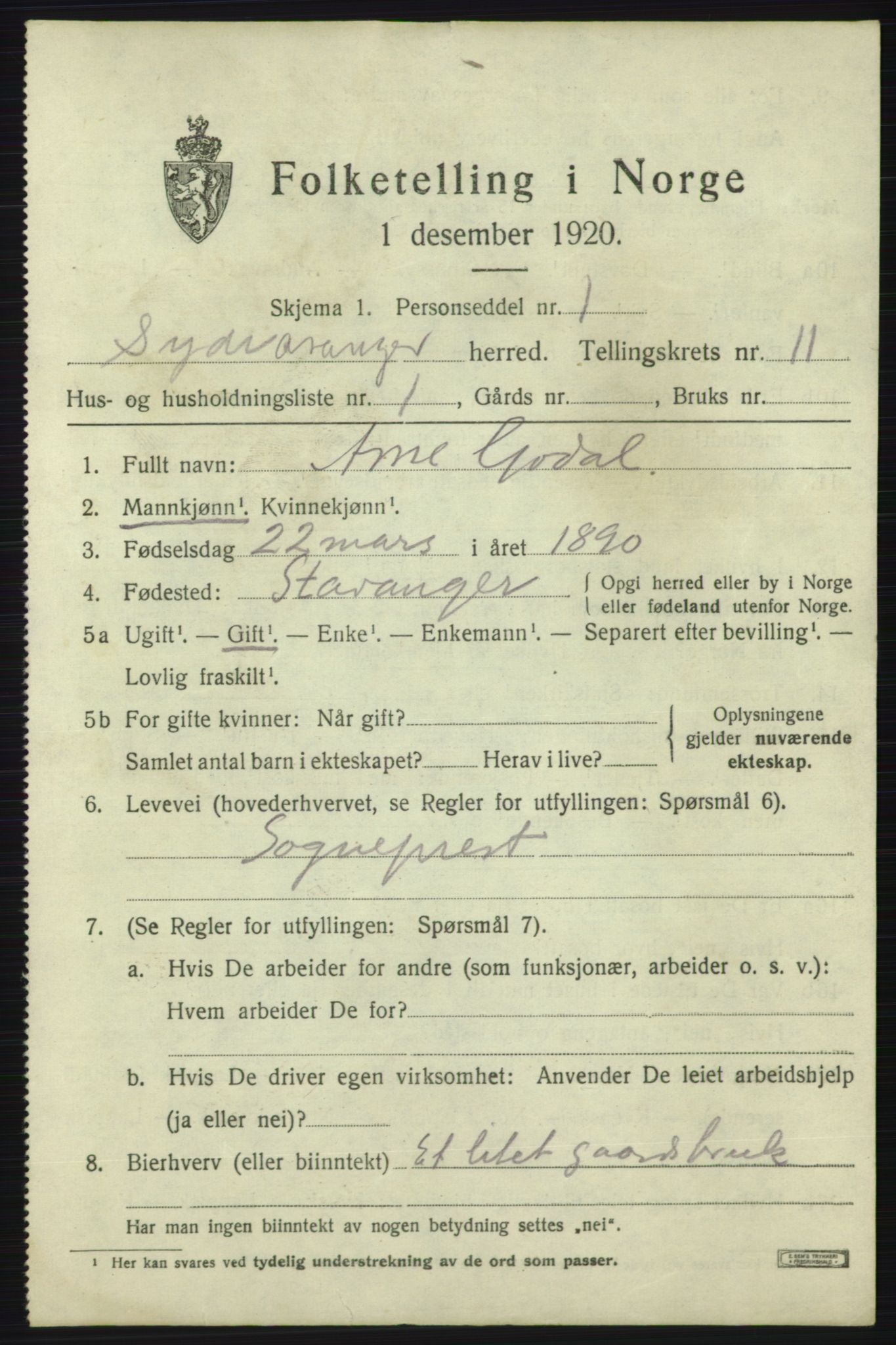 SATØ, 1920 census for Sør-Varanger, 1920, p. 7092