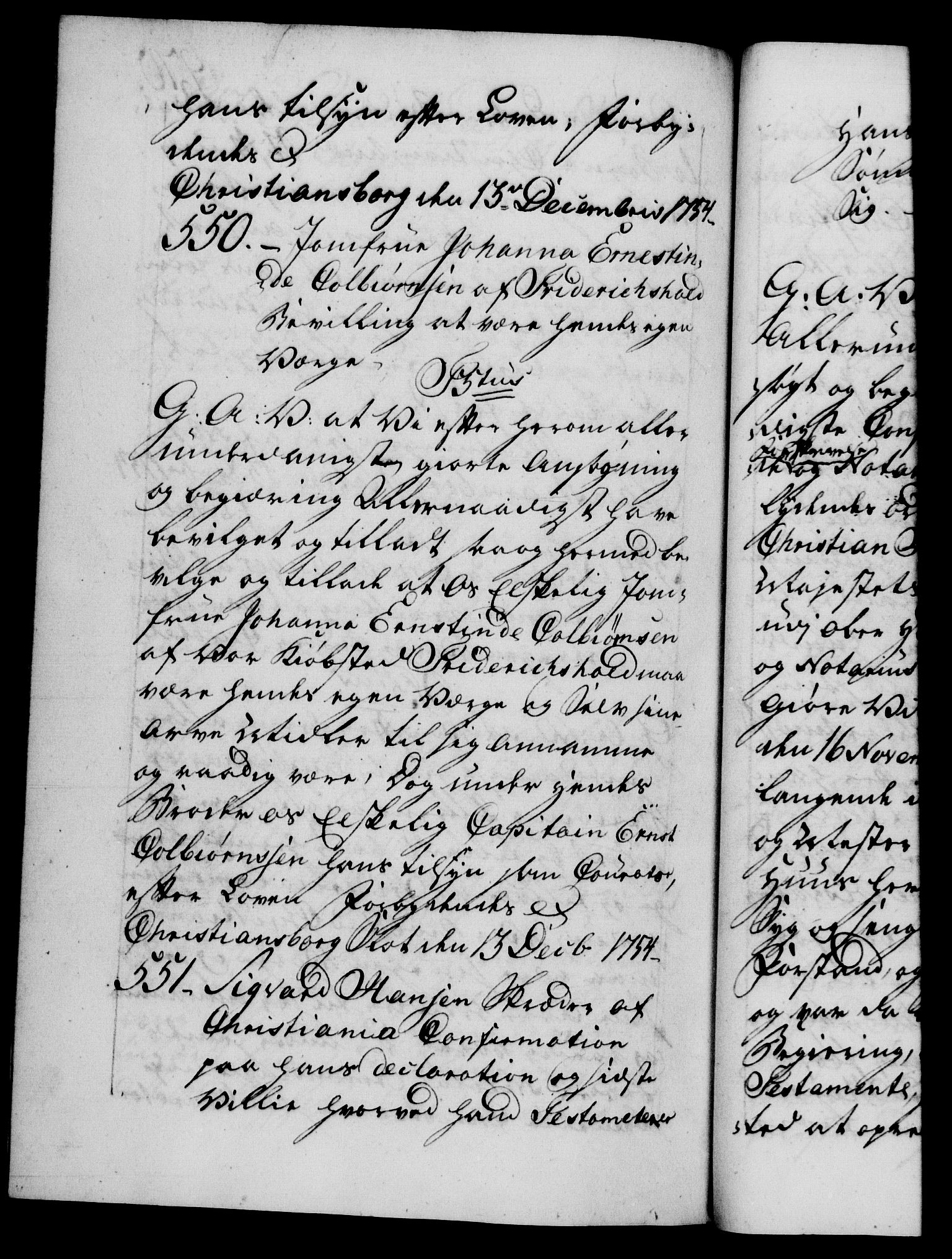 Danske Kanselli 1572-1799, AV/RA-EA-3023/F/Fc/Fca/Fcaa/L0038: Norske registre, 1753-1754, p. 970b