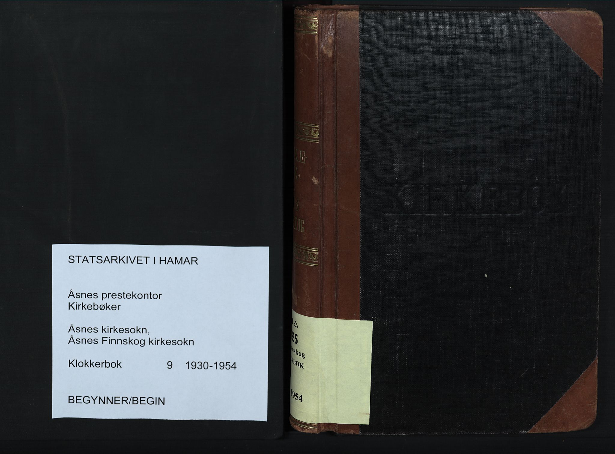 Åsnes prestekontor, SAH/PREST-042/H/Ha/Hab/L0009: Parish register (copy) no. 9, 1930-1954