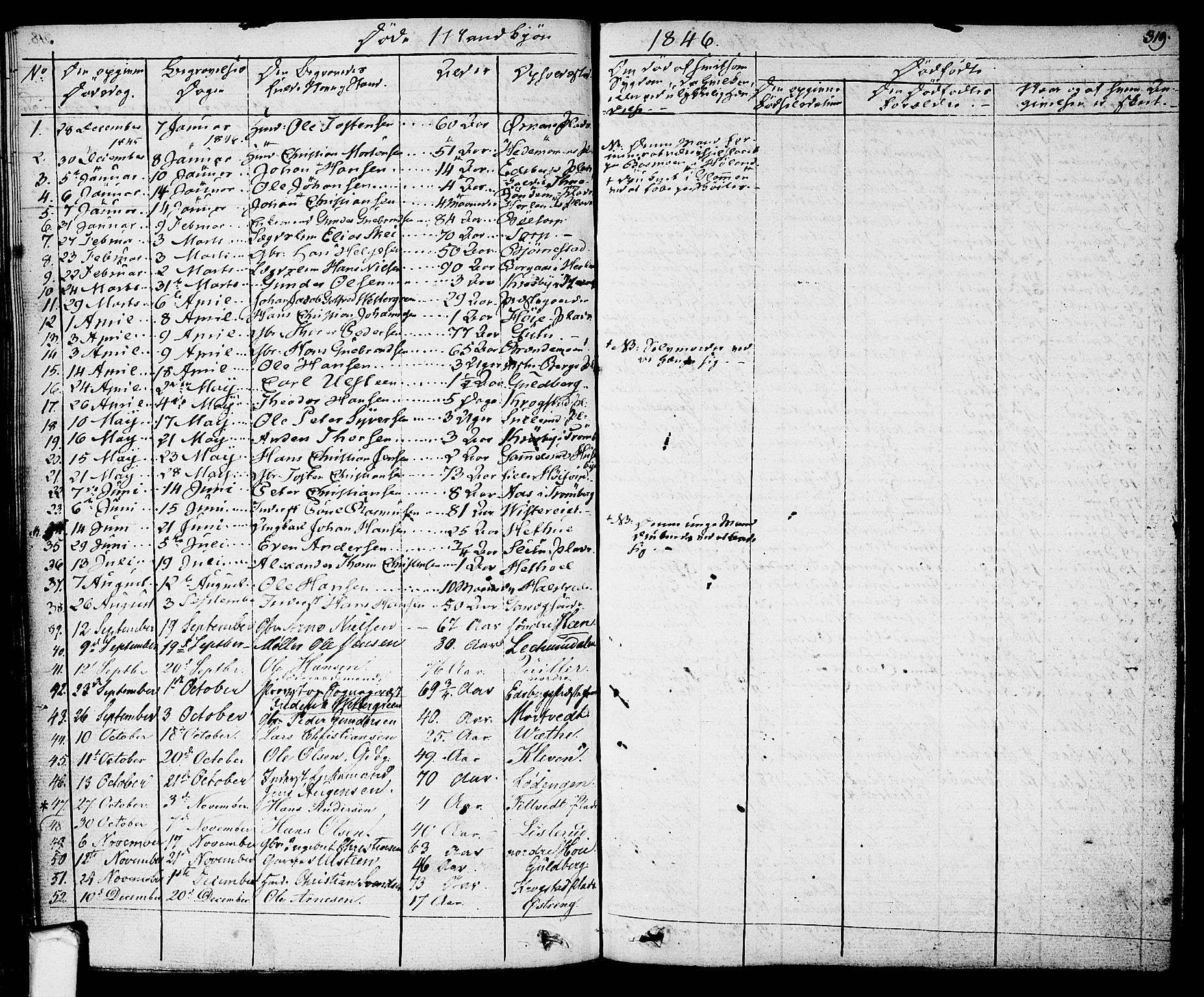 Eidsberg prestekontor Kirkebøker, AV/SAO-A-10905/F/Fa/L0008: Parish register (official) no. I 8, 1832-1848, p. 319