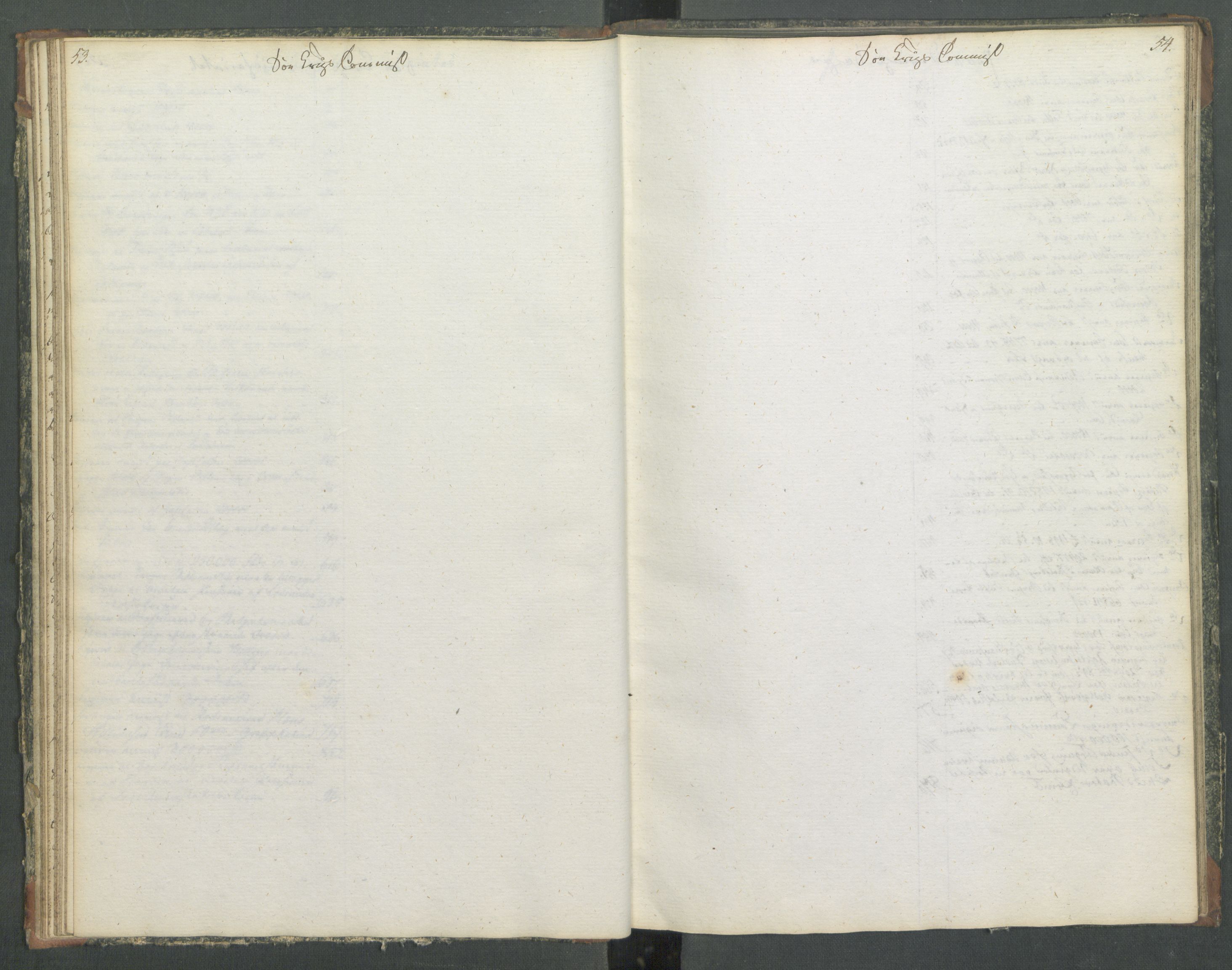 Departementene i 1814, RA/S-3899/Fa/L0014: Bokholderkontoret - Register til journalen, 1814-1815, p. 53-54