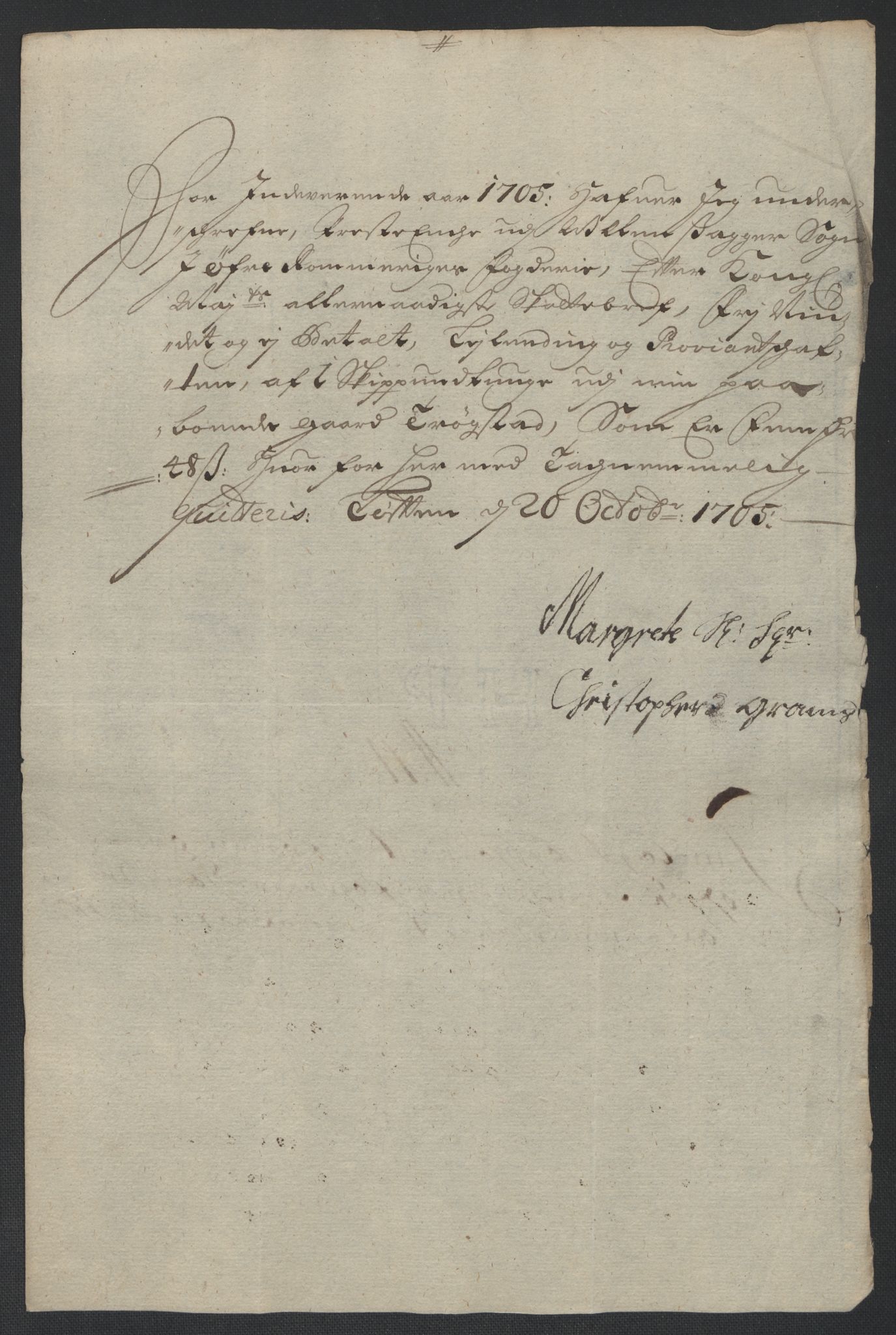 Rentekammeret inntil 1814, Reviderte regnskaper, Fogderegnskap, AV/RA-EA-4092/R12/L0717: Fogderegnskap Øvre Romerike, 1704-1705, p. 403