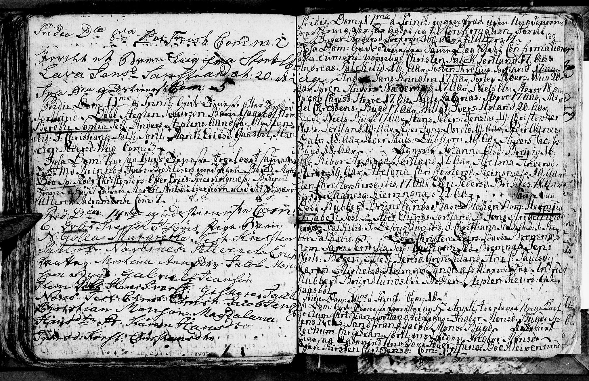 Ministerialprotokoller, klokkerbøker og fødselsregistre - Nordland, AV/SAT-A-1459/895/L1366: Parish register (official) no. 895A01, 1730-1794, p. 130