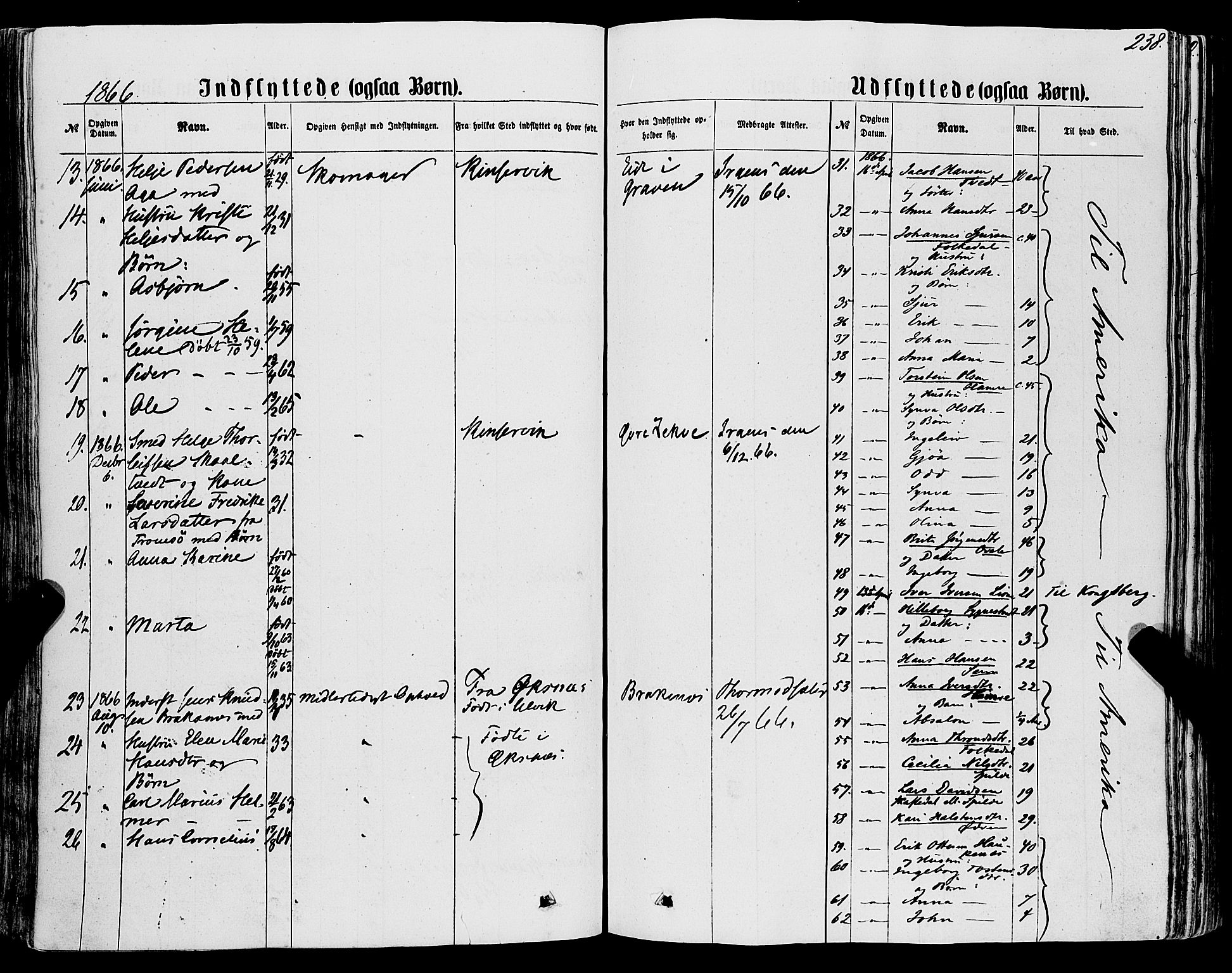 Ulvik sokneprestembete, AV/SAB-A-78801/H/Haa: Parish register (official) no. A 15, 1864-1878, p. 238