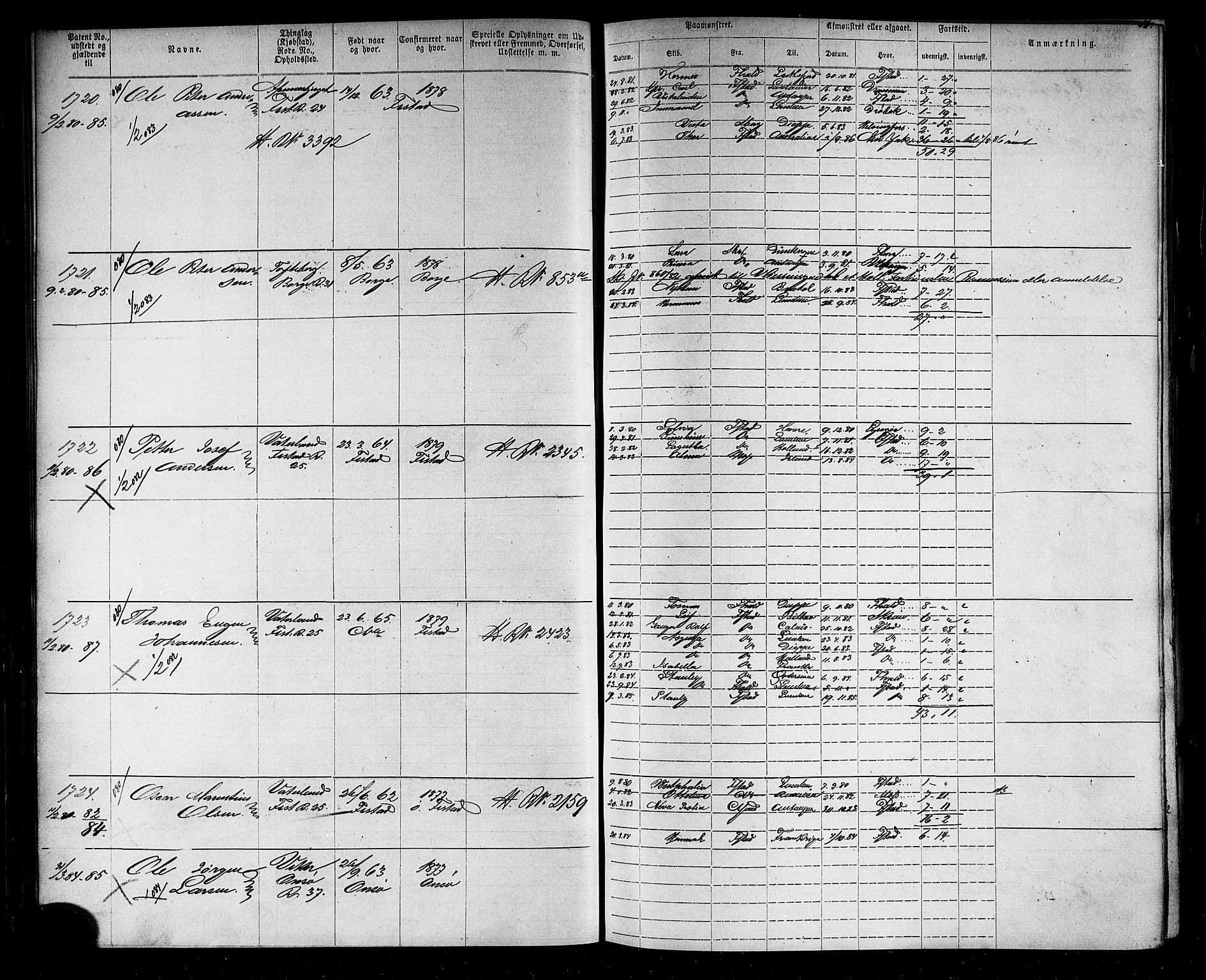 Fredrikstad mønstringskontor, AV/SAO-A-10569b/F/Fc/Fca/L0005: Annotasjonsrulle, 1884-1899, p. 58
