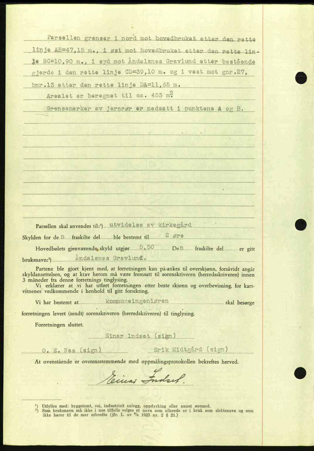 Romsdal sorenskriveri, AV/SAT-A-4149/1/2/2C: Mortgage book no. A17, 1944-1945, Diary no: : 1718/1944