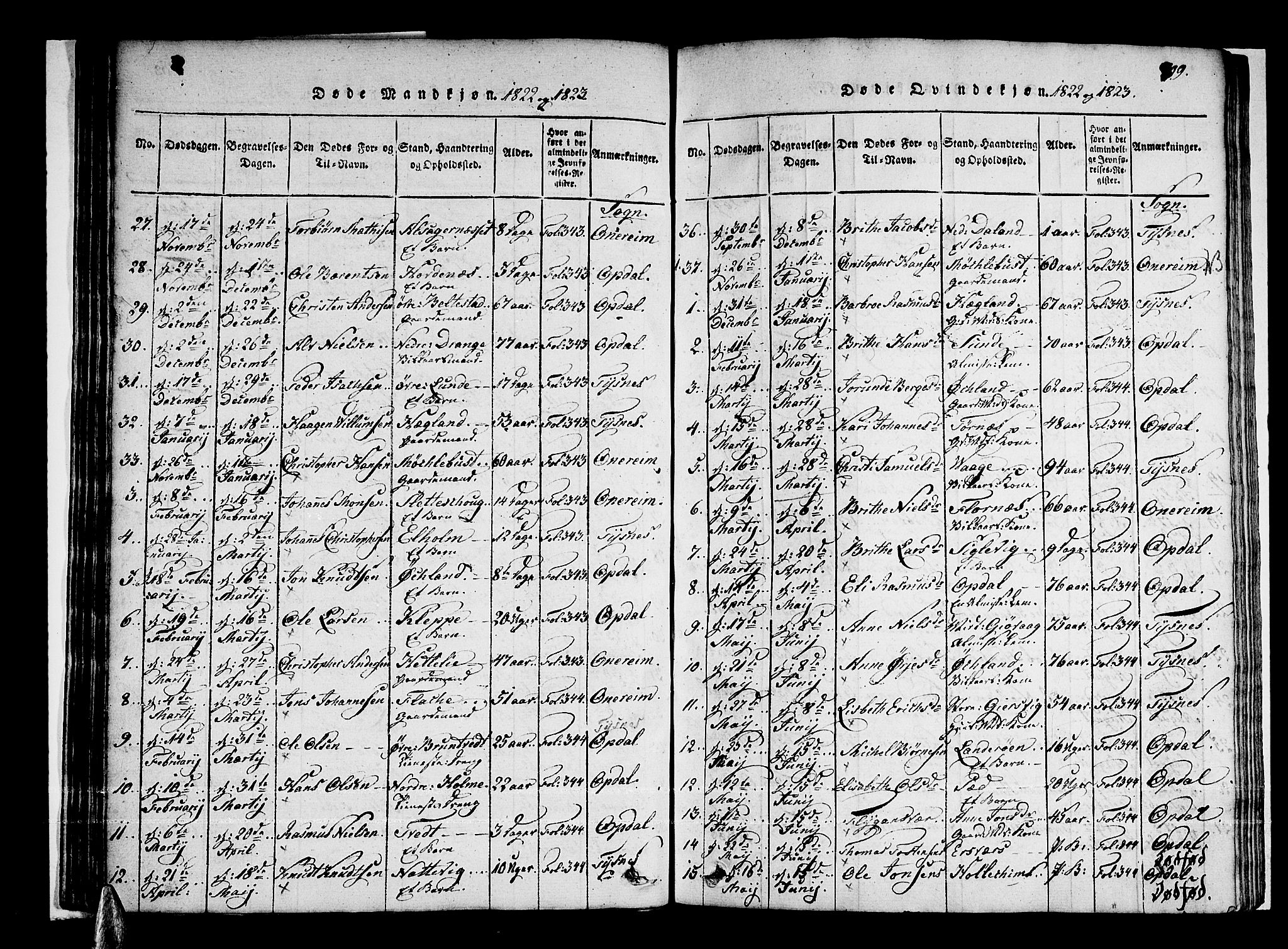 Tysnes sokneprestembete, AV/SAB-A-78601/H/Haa: Parish register (official) no. A 7, 1816-1826, p. 109