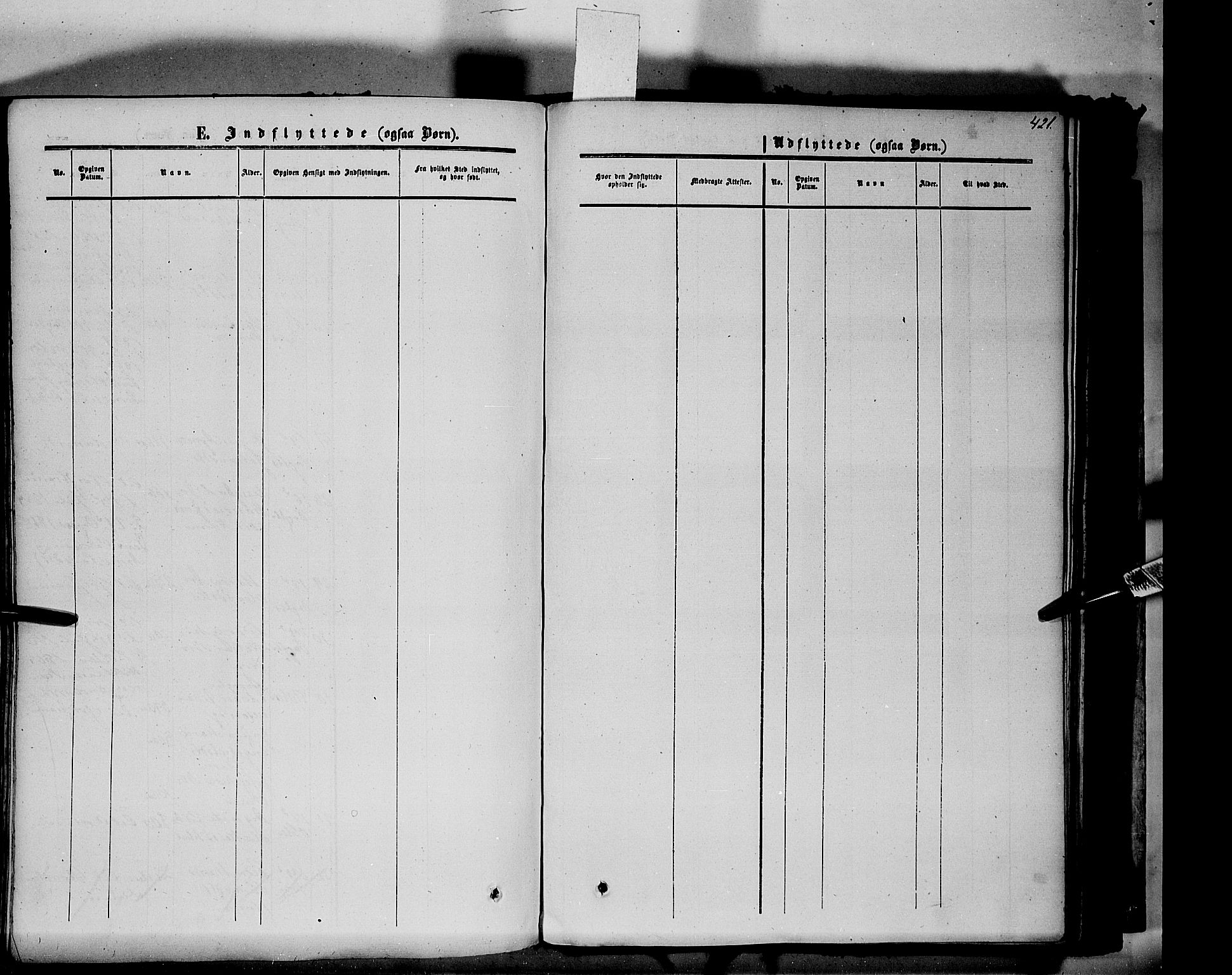 Vang prestekontor, Hedmark, AV/SAH-PREST-008/H/Ha/Haa/L0012: Parish register (official) no. 12, 1855-1870, p. 421