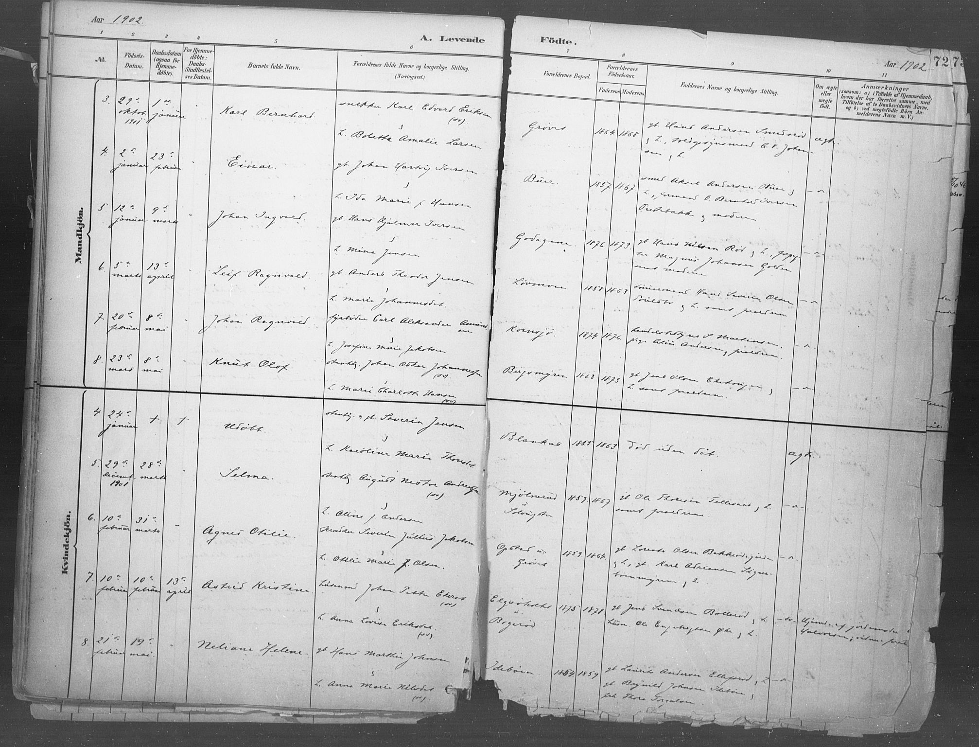 Idd prestekontor Kirkebøker, AV/SAO-A-10911/F/Fb/L0002: Parish register (official) no. II 2, 1882-1923, p. 72