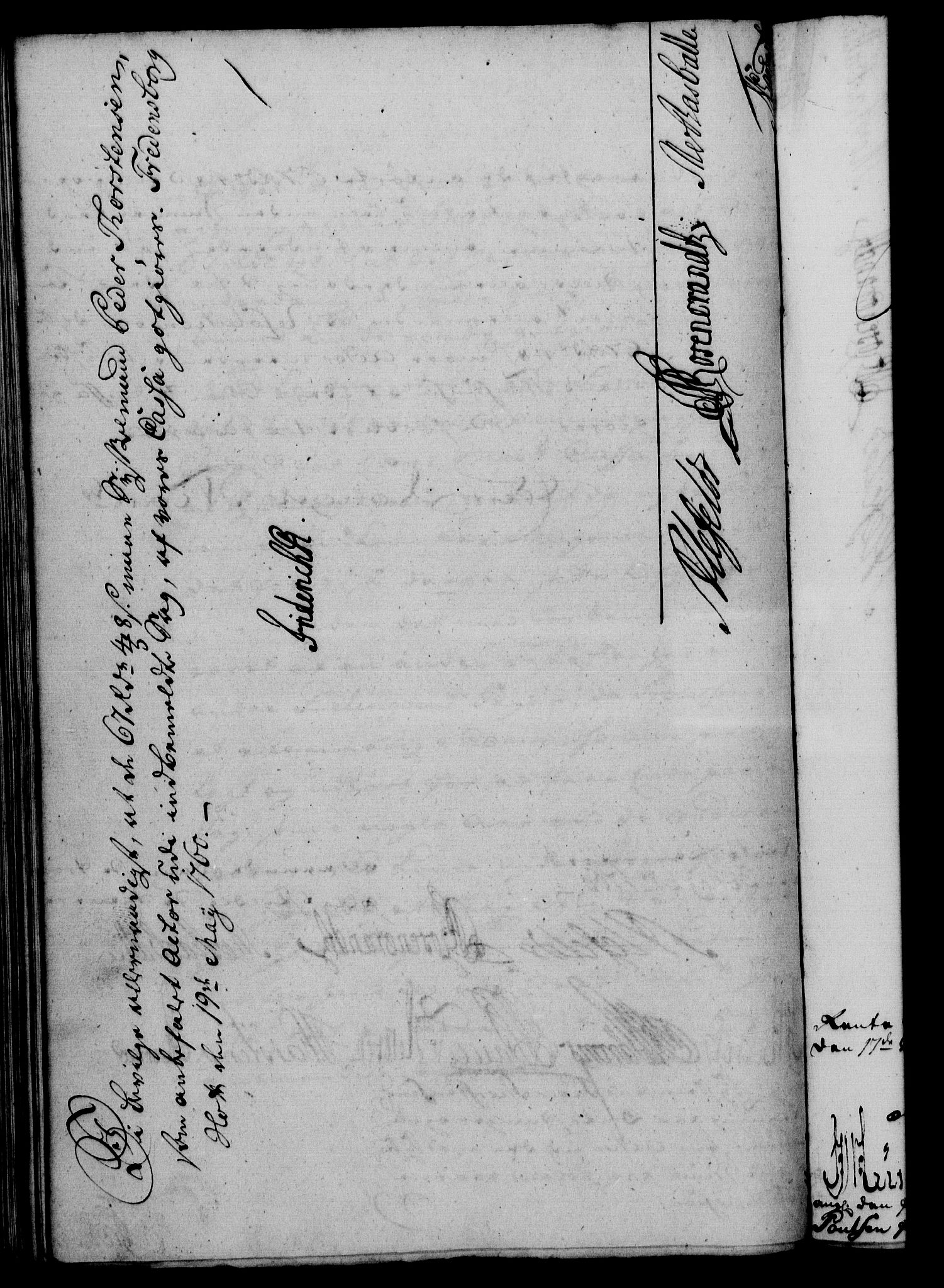 Rentekammeret, Kammerkanselliet, RA/EA-3111/G/Gf/Gfa/L0042: Norsk relasjons- og resolusjonsprotokoll (merket RK 52.42), 1760, p. 266