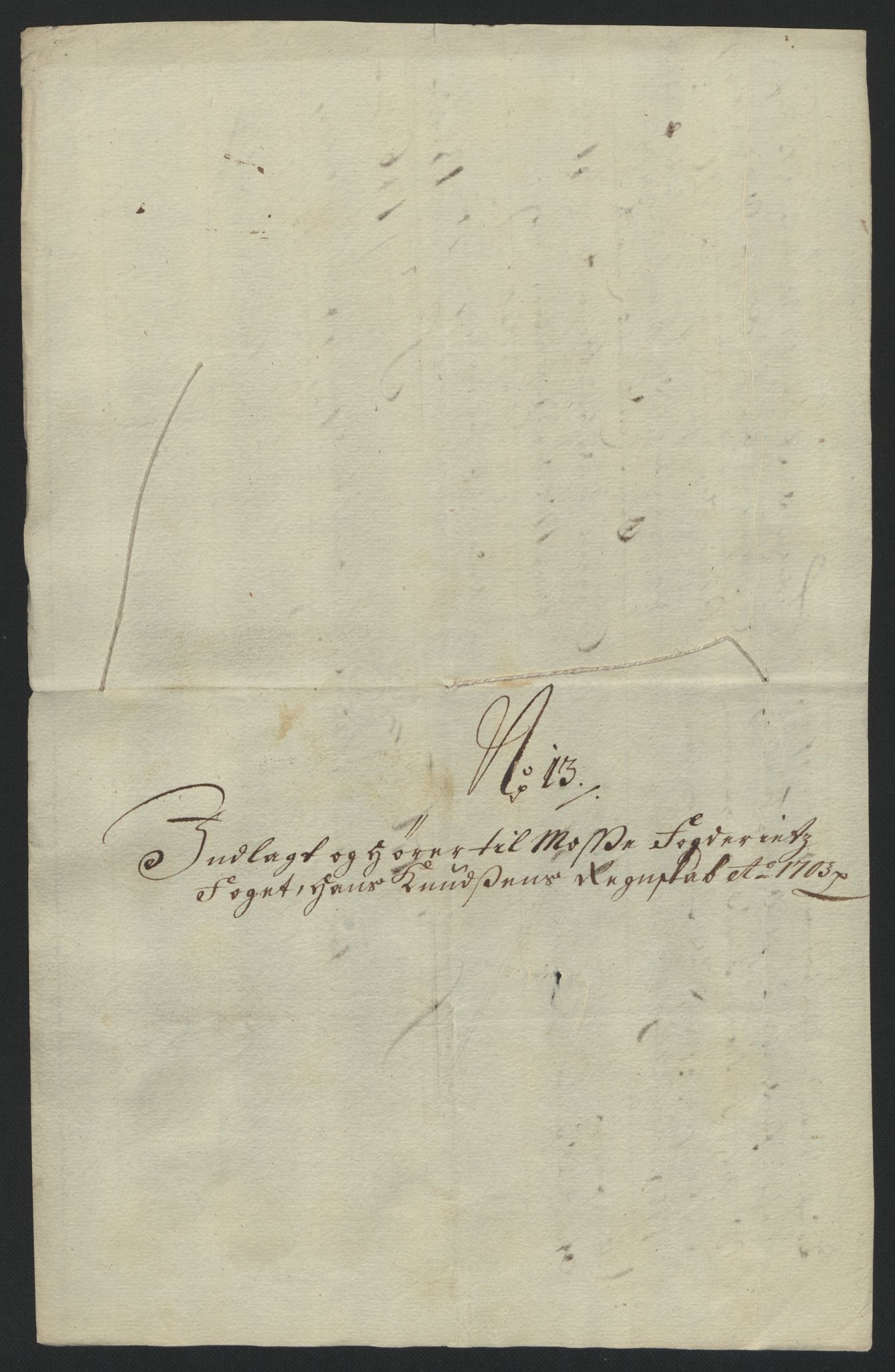 Rentekammeret inntil 1814, Reviderte regnskaper, Fogderegnskap, AV/RA-EA-4092/R04/L0132: Fogderegnskap Moss, Onsøy, Tune, Veme og Åbygge, 1703-1704, p. 160