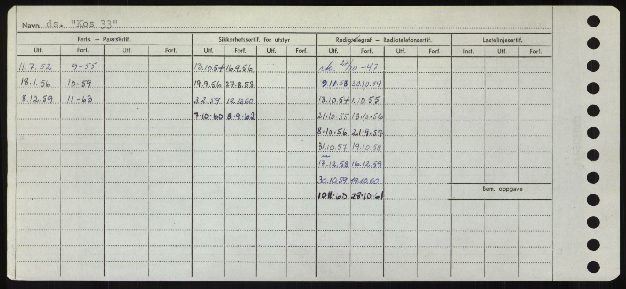 Sjøfartsdirektoratet med forløpere, Skipsmålingen, AV/RA-S-1627/H/Hd/L0021: Fartøy, Kor-Kår, p. 78