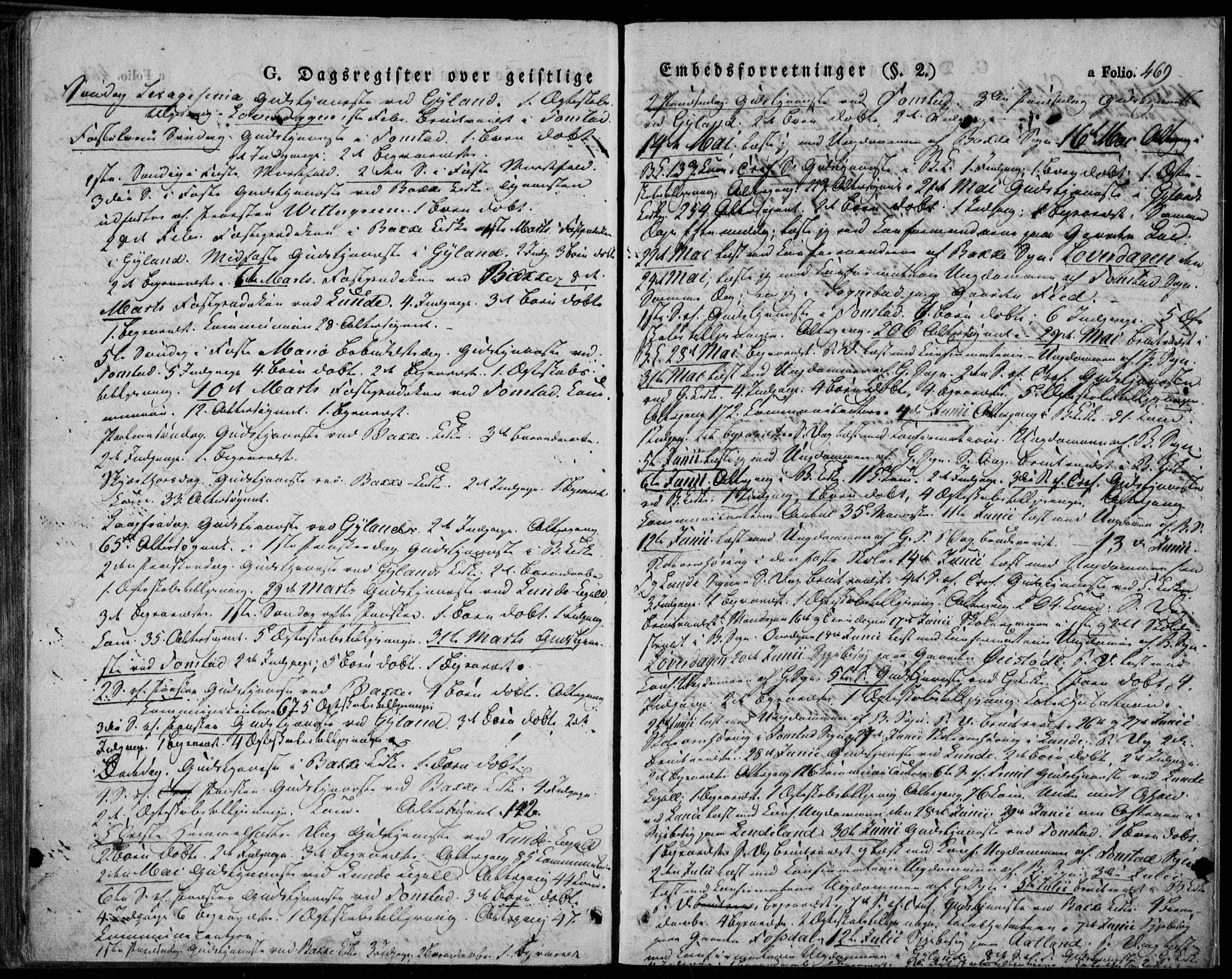 Bakke sokneprestkontor, AV/SAK-1111-0002/F/Fa/Faa/L0004: Parish register (official) no. A 4, 1834-1846, p. 469