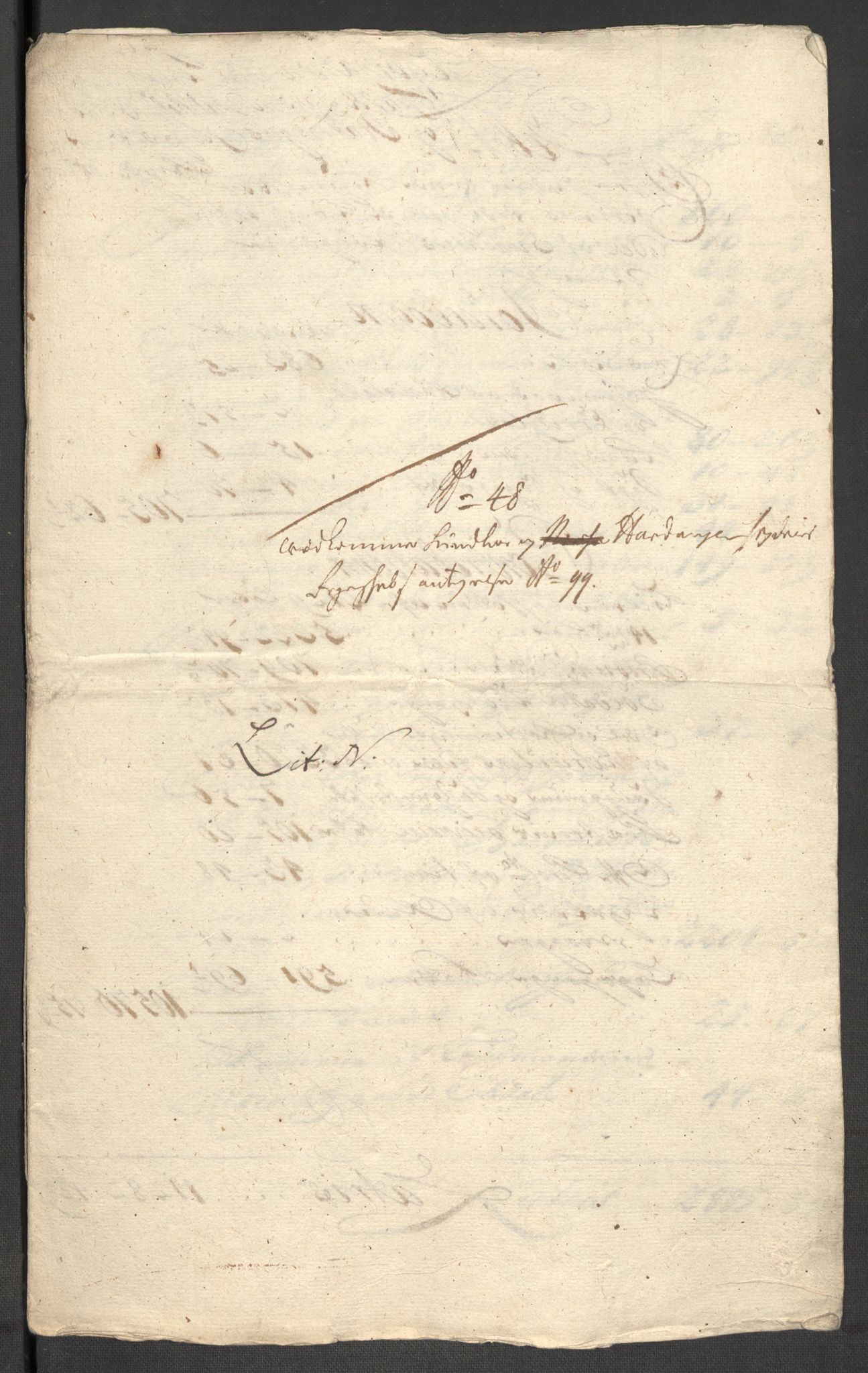 Rentekammeret inntil 1814, Reviderte regnskaper, Fogderegnskap, AV/RA-EA-4092/R48/L2978: Fogderegnskap Sunnhordland og Hardanger, 1699, p. 570