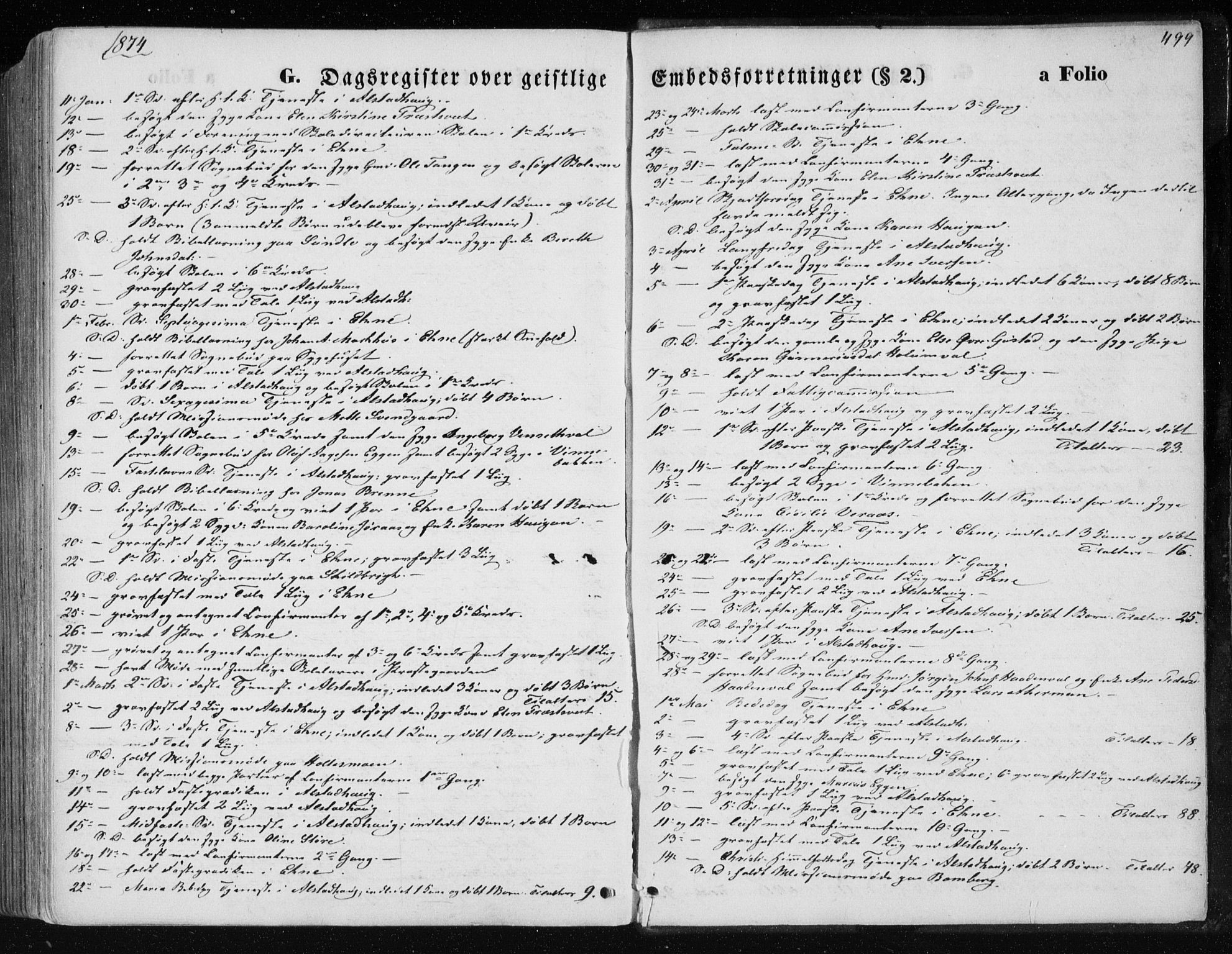 Ministerialprotokoller, klokkerbøker og fødselsregistre - Nord-Trøndelag, AV/SAT-A-1458/717/L0157: Parish register (official) no. 717A08 /1, 1863-1877, p. 499