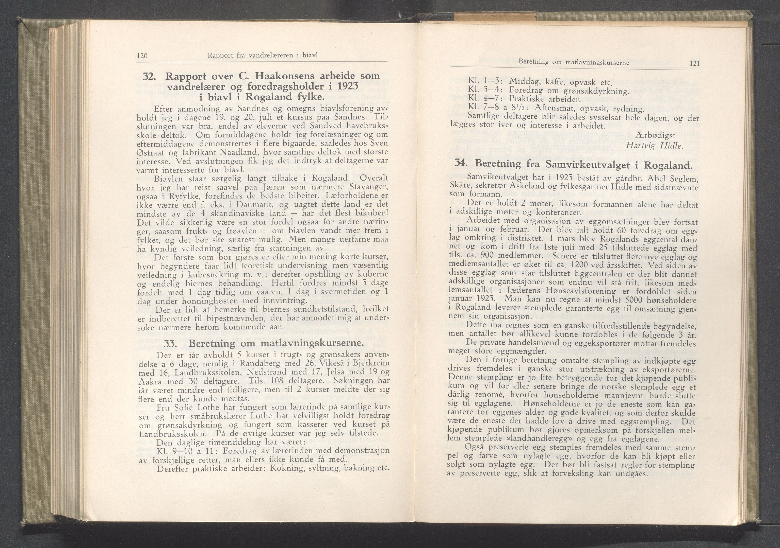 Rogaland fylkeskommune - Fylkesrådmannen , IKAR/A-900/A/Aa/Aaa/L0043: Møtebok , 1924, p. 120-121